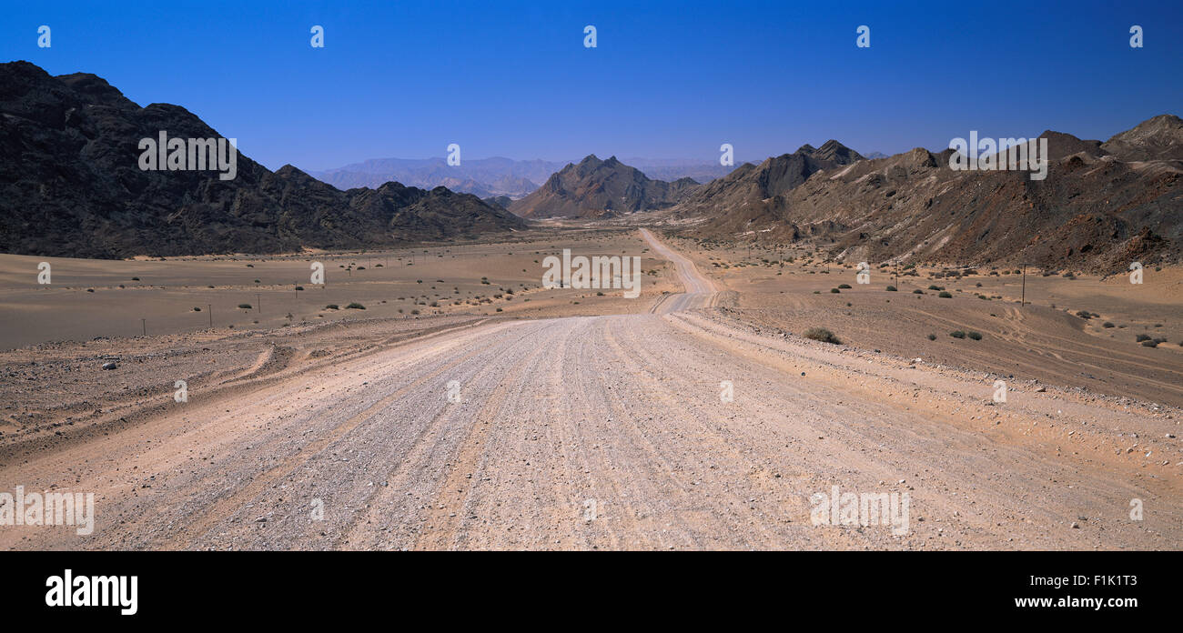Road in Richtersveld Area Northern Cape, South Africa Stock Photo