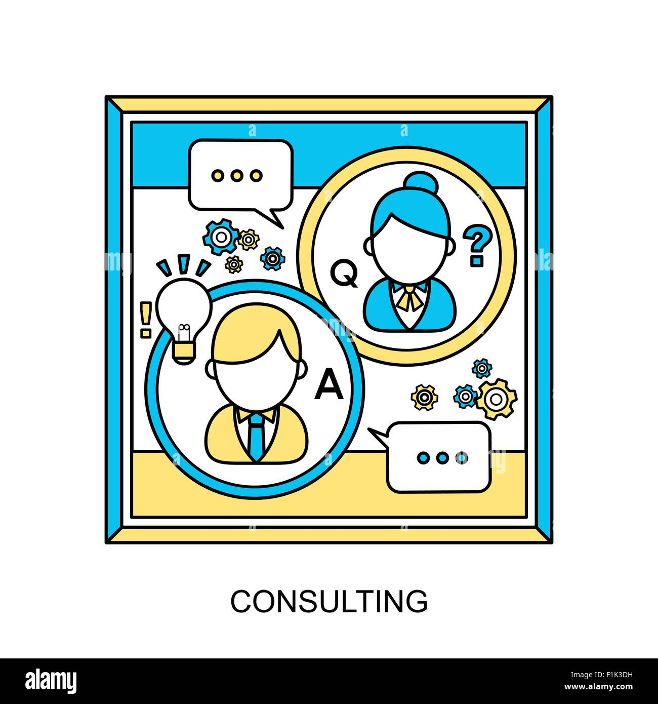 Consulting customer Stock Vector Images - Alamy
