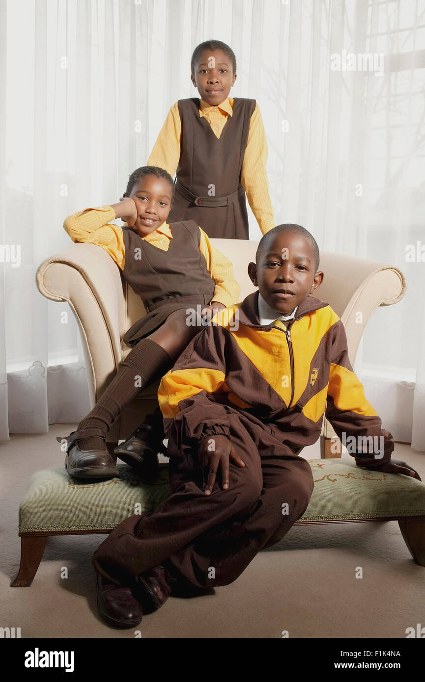 Children in school uniforms hi-res stock photography and images - Alamy