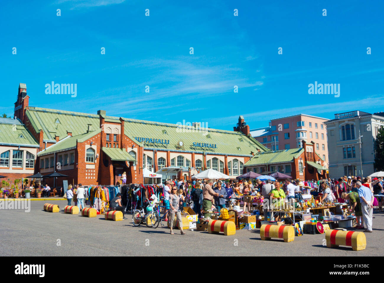 Flea market, Hietalahdentori, Hietalahti market square, Helsinki