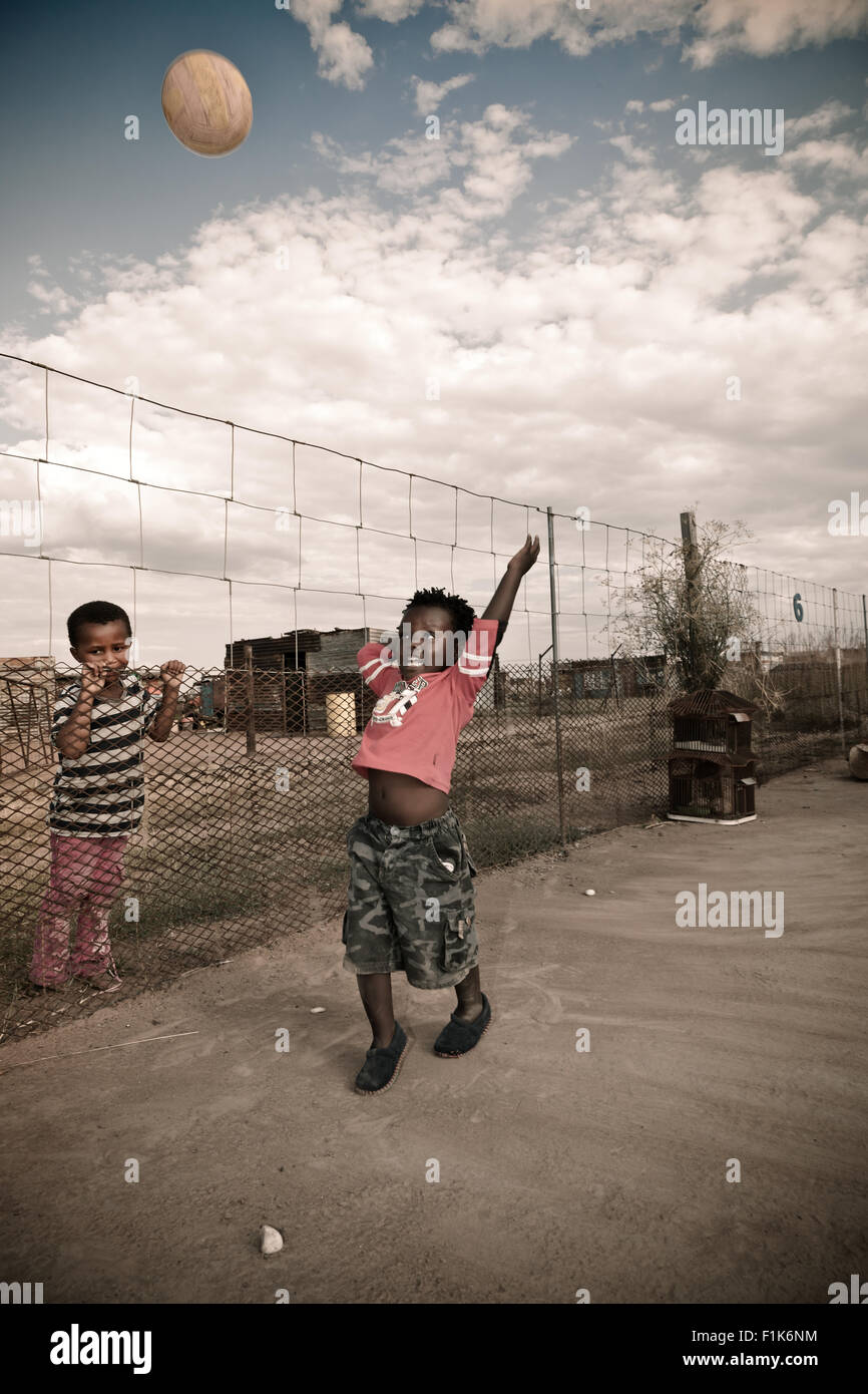 African boys play ball hi-res stock photography and images - Alamy