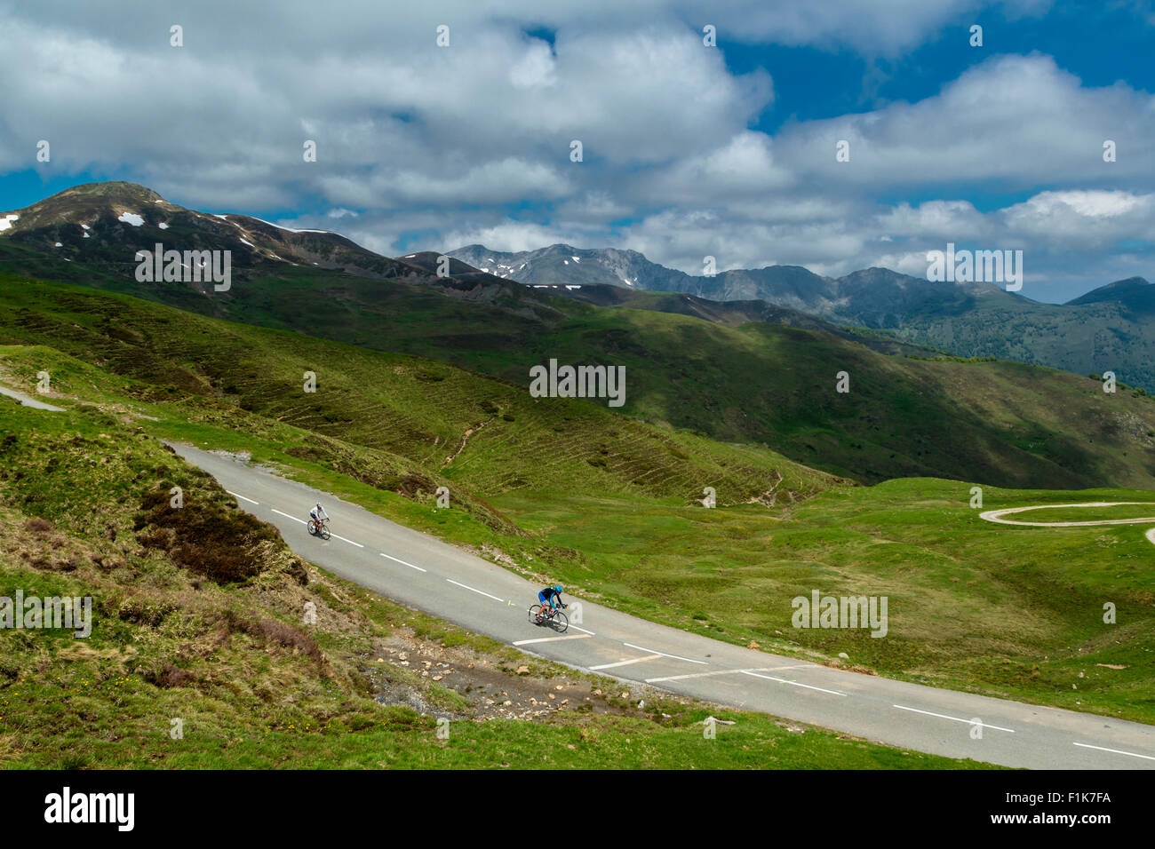 Col de l Aubisque, national park of Pyrenees, Hautes Pyrenees, France Stock Photo