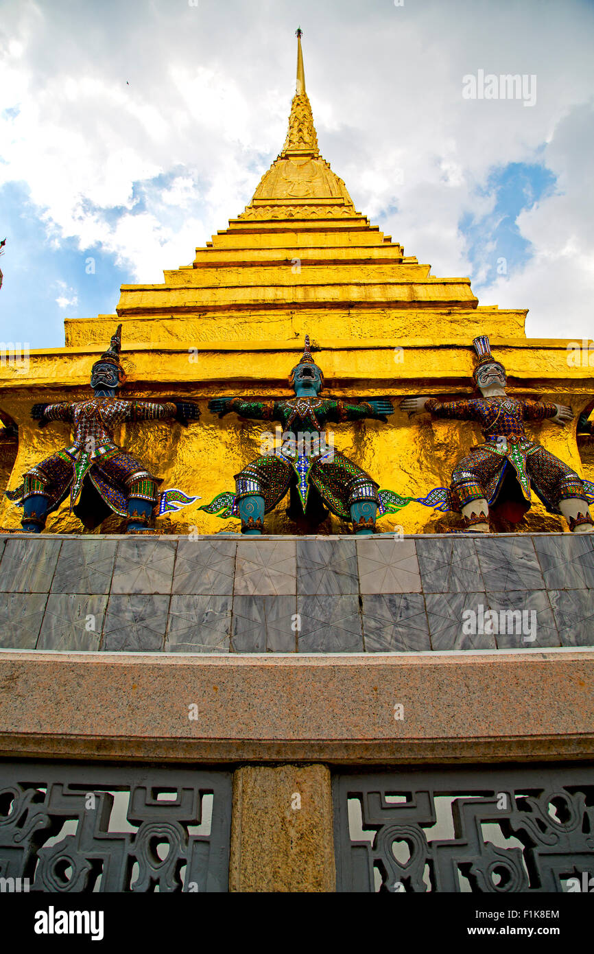 asia bangkok in temple thailand abstract cross colors roof and colors ...