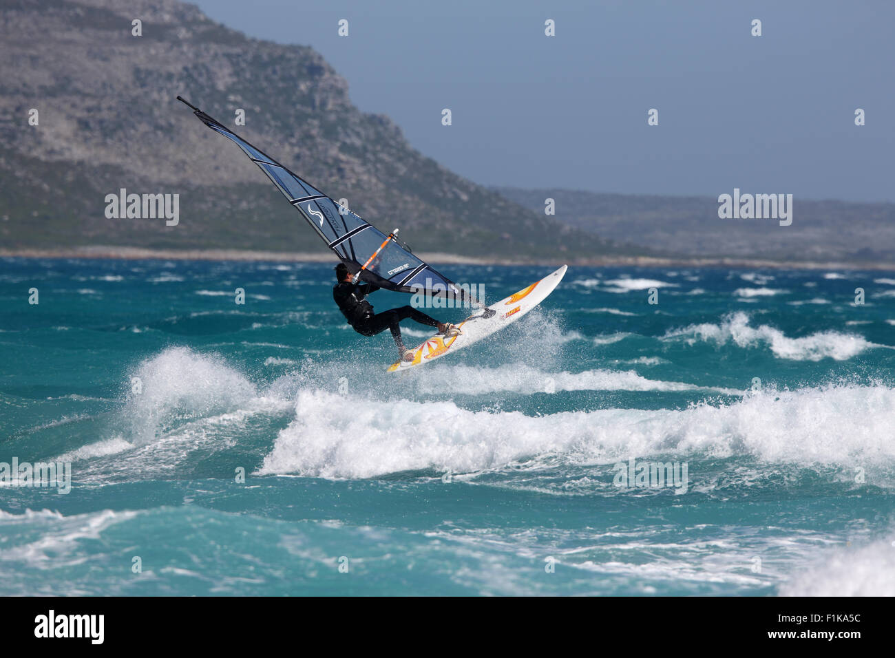 Windsurfing, Cape Town Stock Photo Alamy