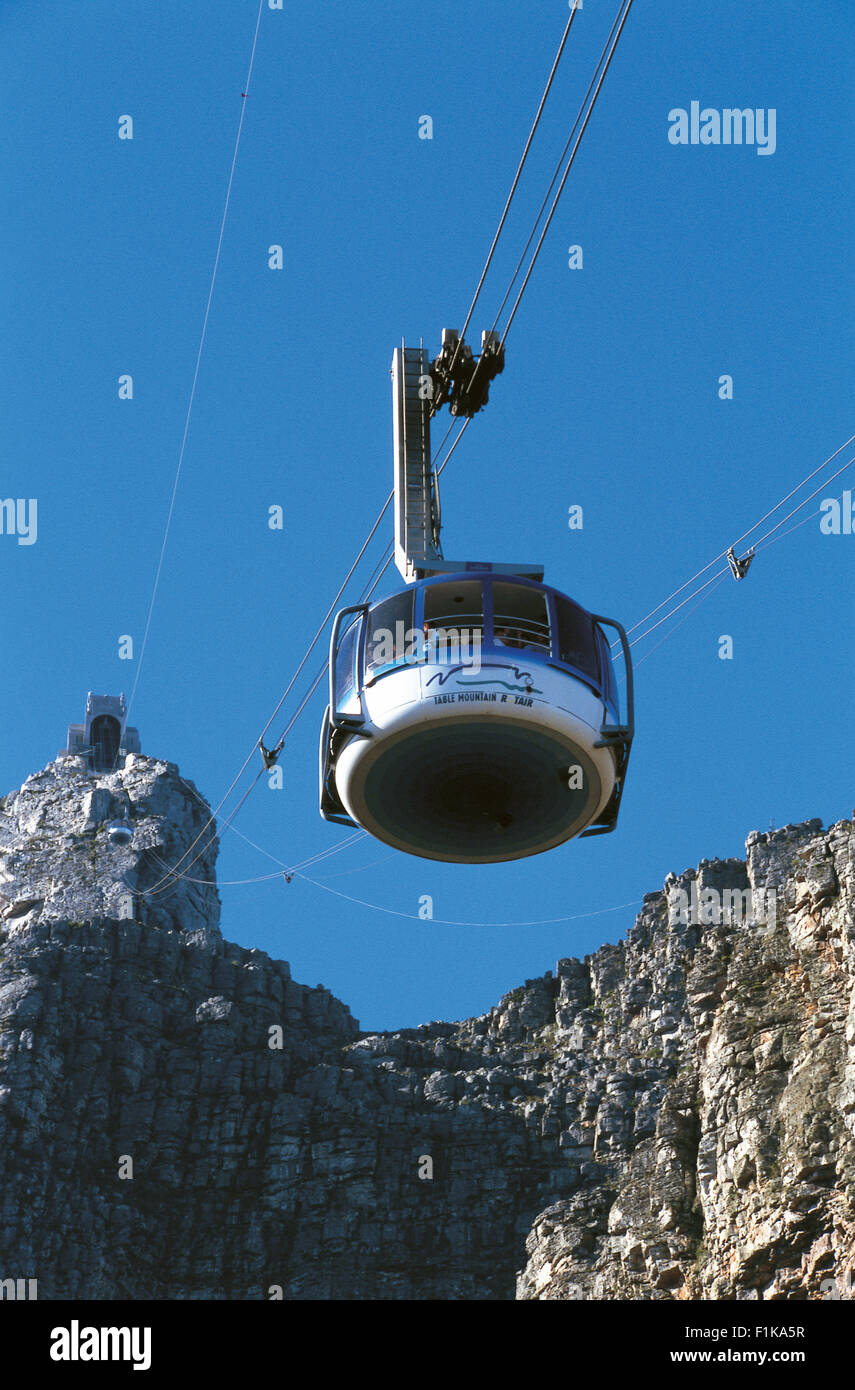 Cable car, Table mountain, Cape Town Stock Photo - Alamy