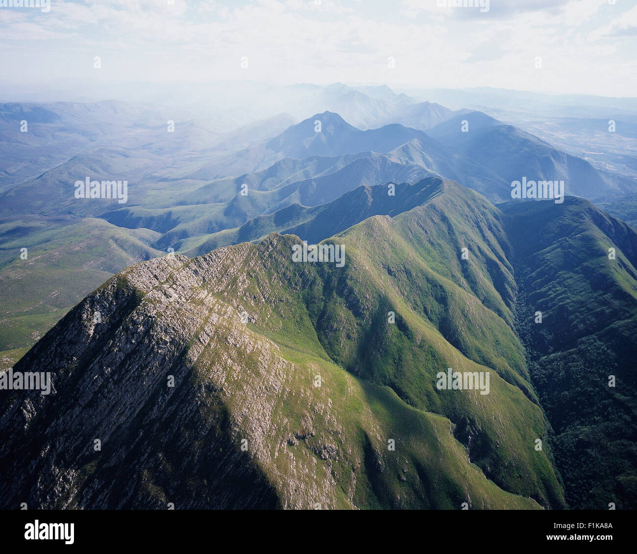 Mountain range aerial view hi-res stock photography and images - Alamy