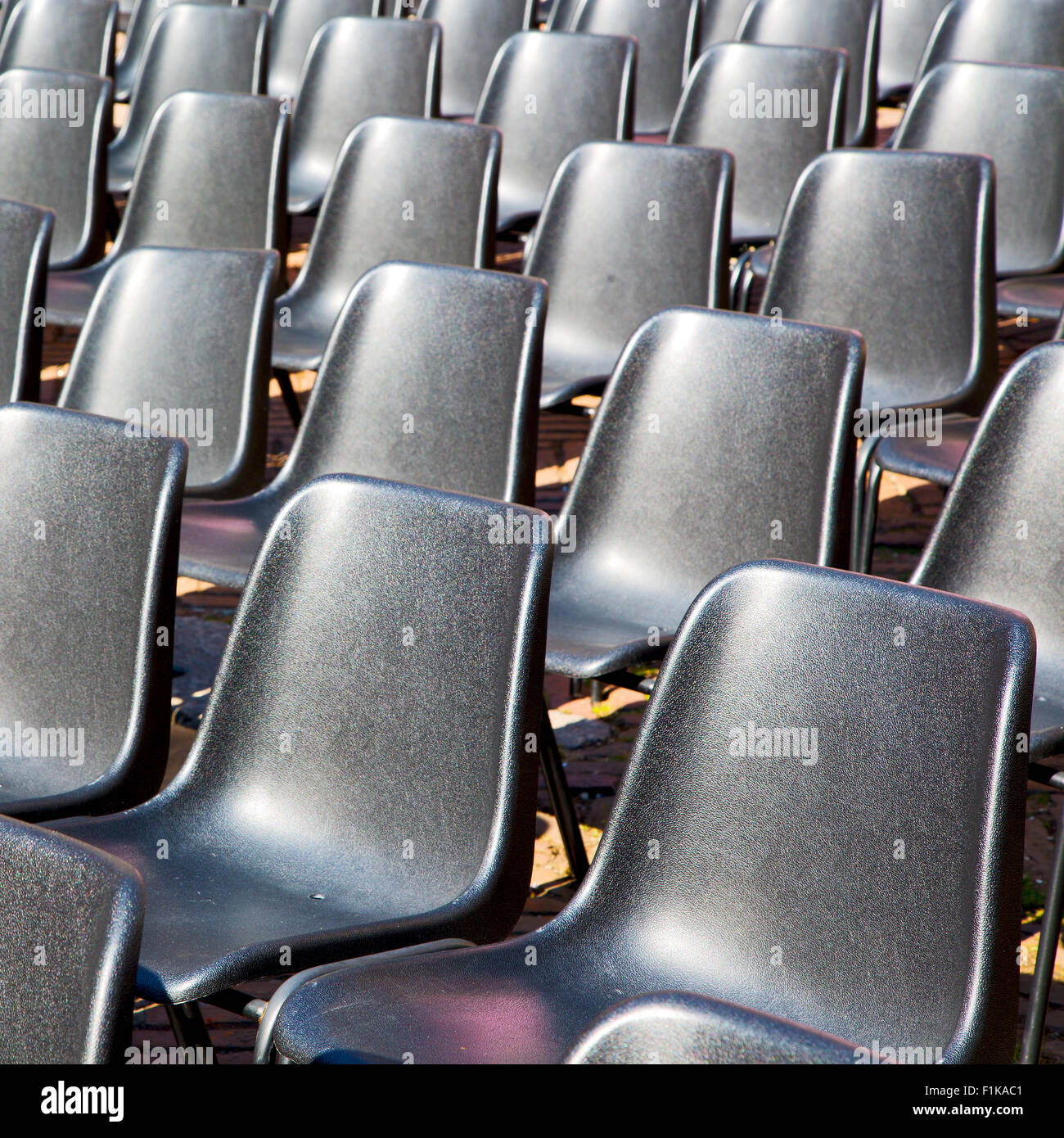 empty seat in italy europe background black texture Stock Photo - Alamy