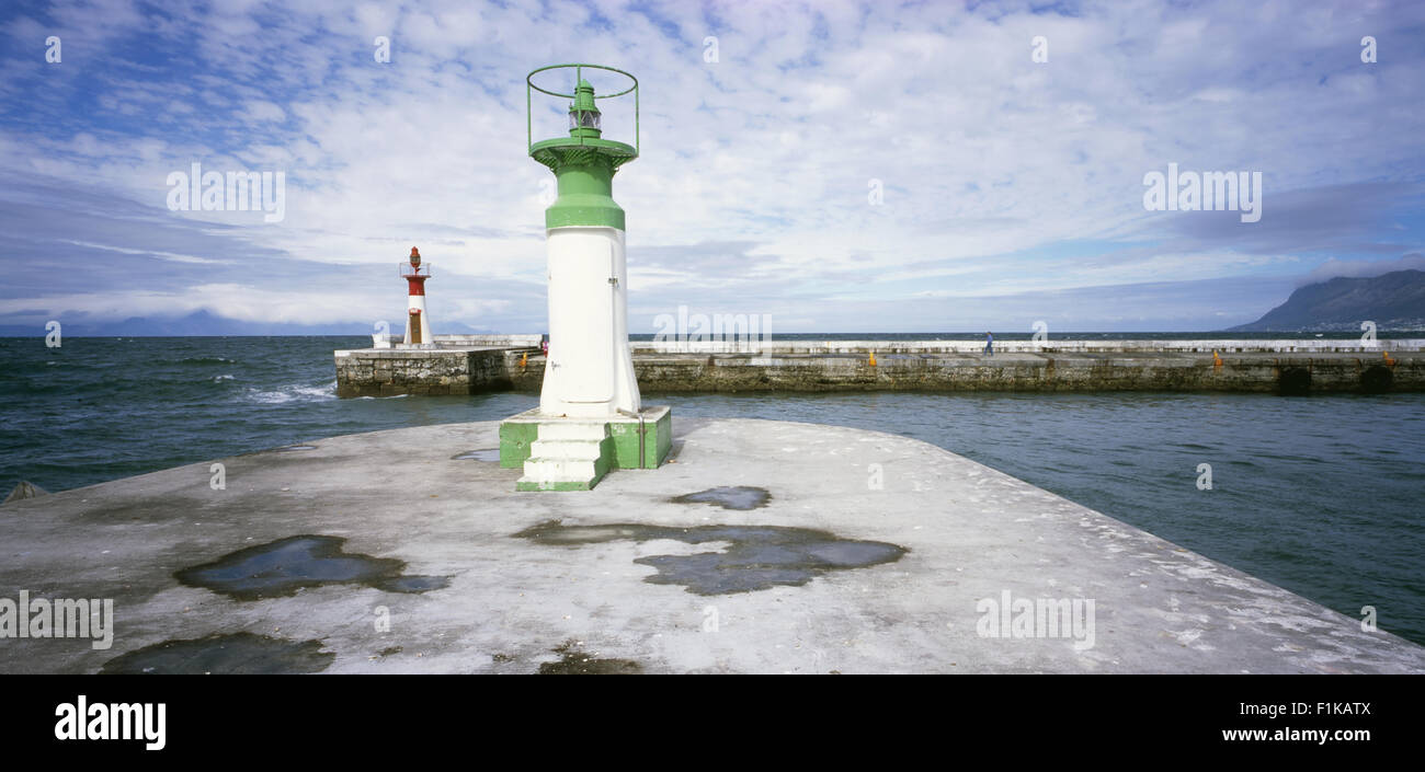 Lighthouse, Kalk Bay, Cape Town, South Africa Stock Photo