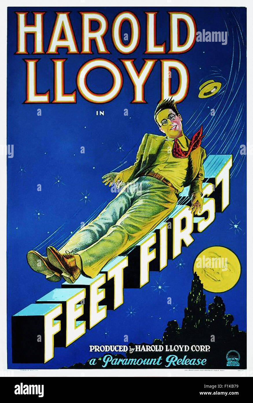 Feet First (1930) 003 Movie Poster Stock Photo Alamy