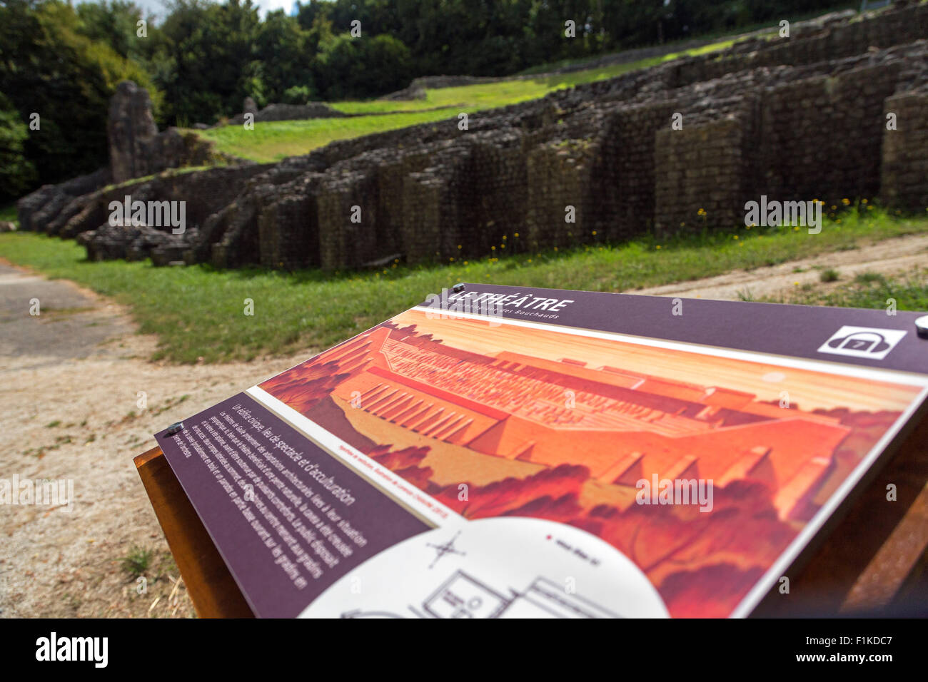 Gallo Roman Theatre, Bouchards, Saint Cybardeaux, Charente Maritime