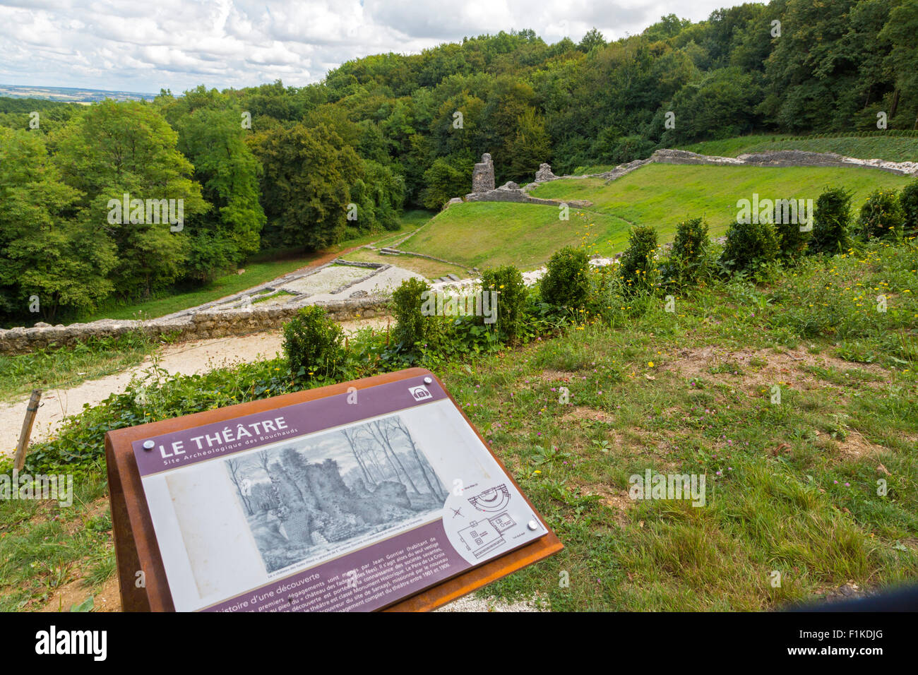 Gallo Roman Theatre, Bouchards, Saint Cybardeaux, Charente Maritime