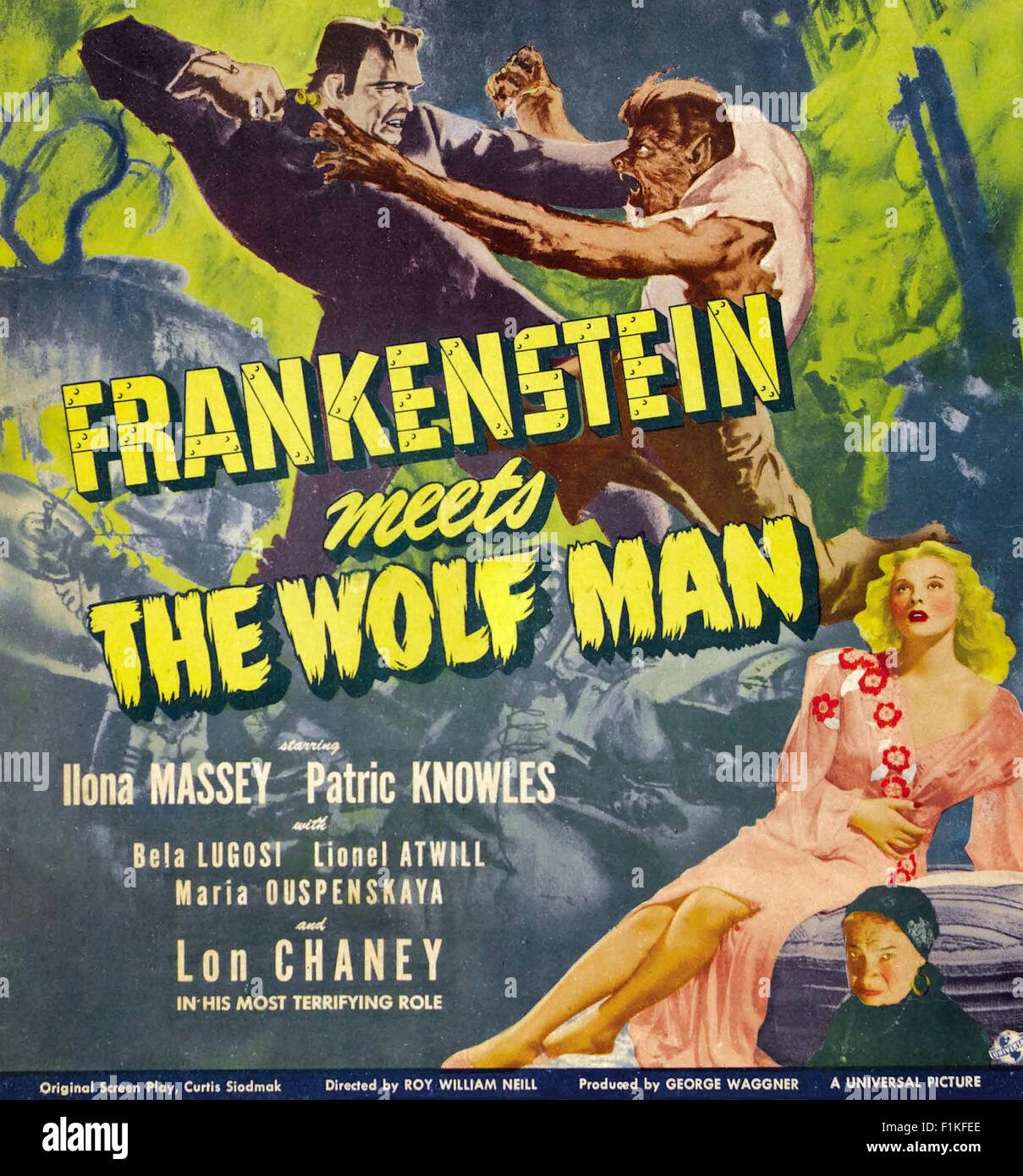 Frankenstein Meets The Wolfman Full Movie Free Frankenstein Meets The Wolfman Poster