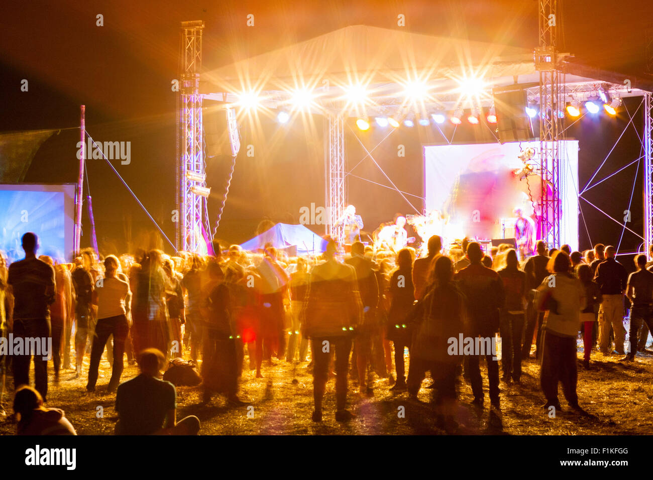 outdoor concert bright and loud Stock Photo Alamy