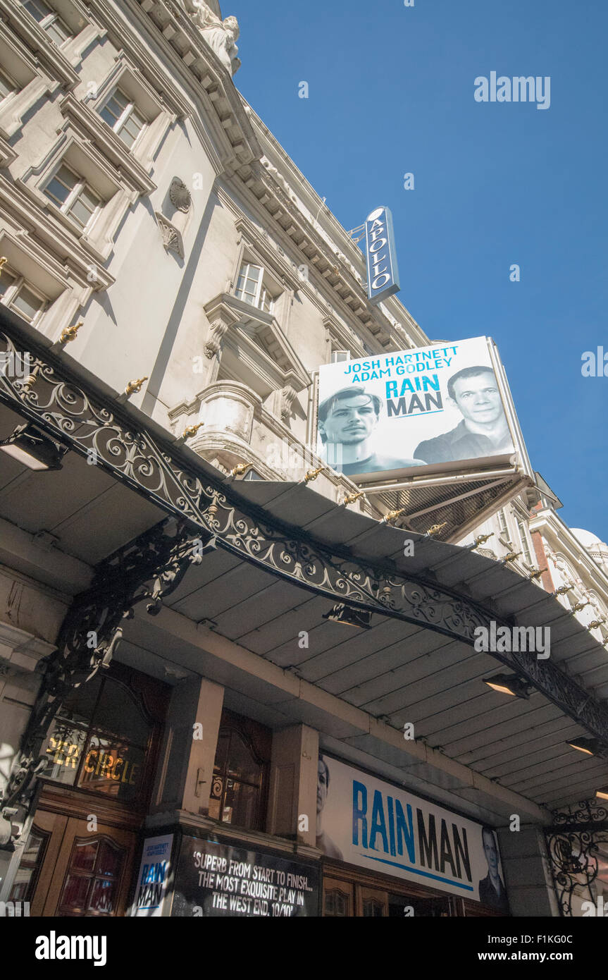 Apollo Theatre, Shaftesbury Avenue, London Stock Photo