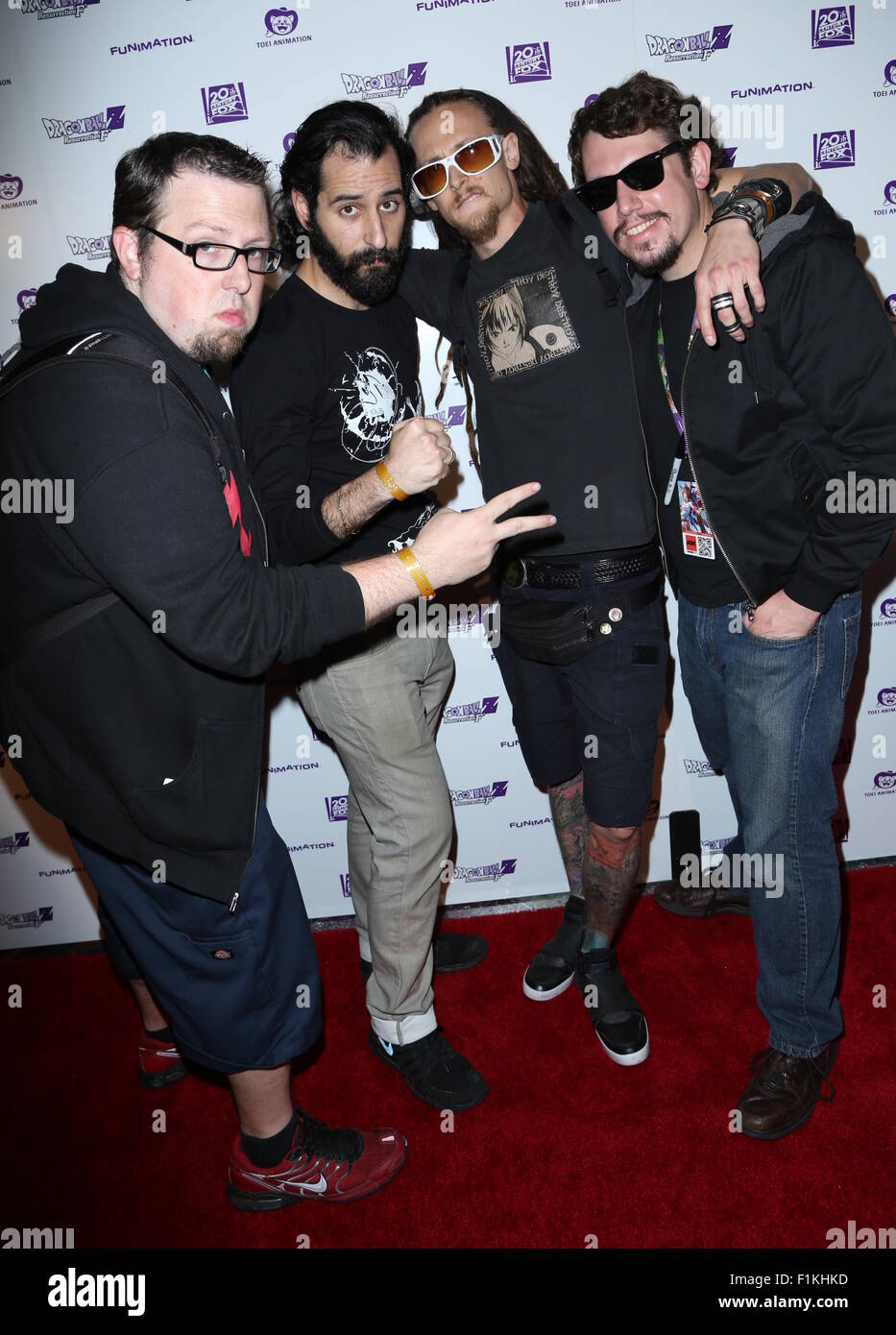 Dragon Ball Z: Resurrection 'F' held at Regal Cinemas LA LIVE 14 - Arrivals  Featuring: Summer Semester Where: Los Angeles, California, United States When: 02 Jul 2015 Stock Photo