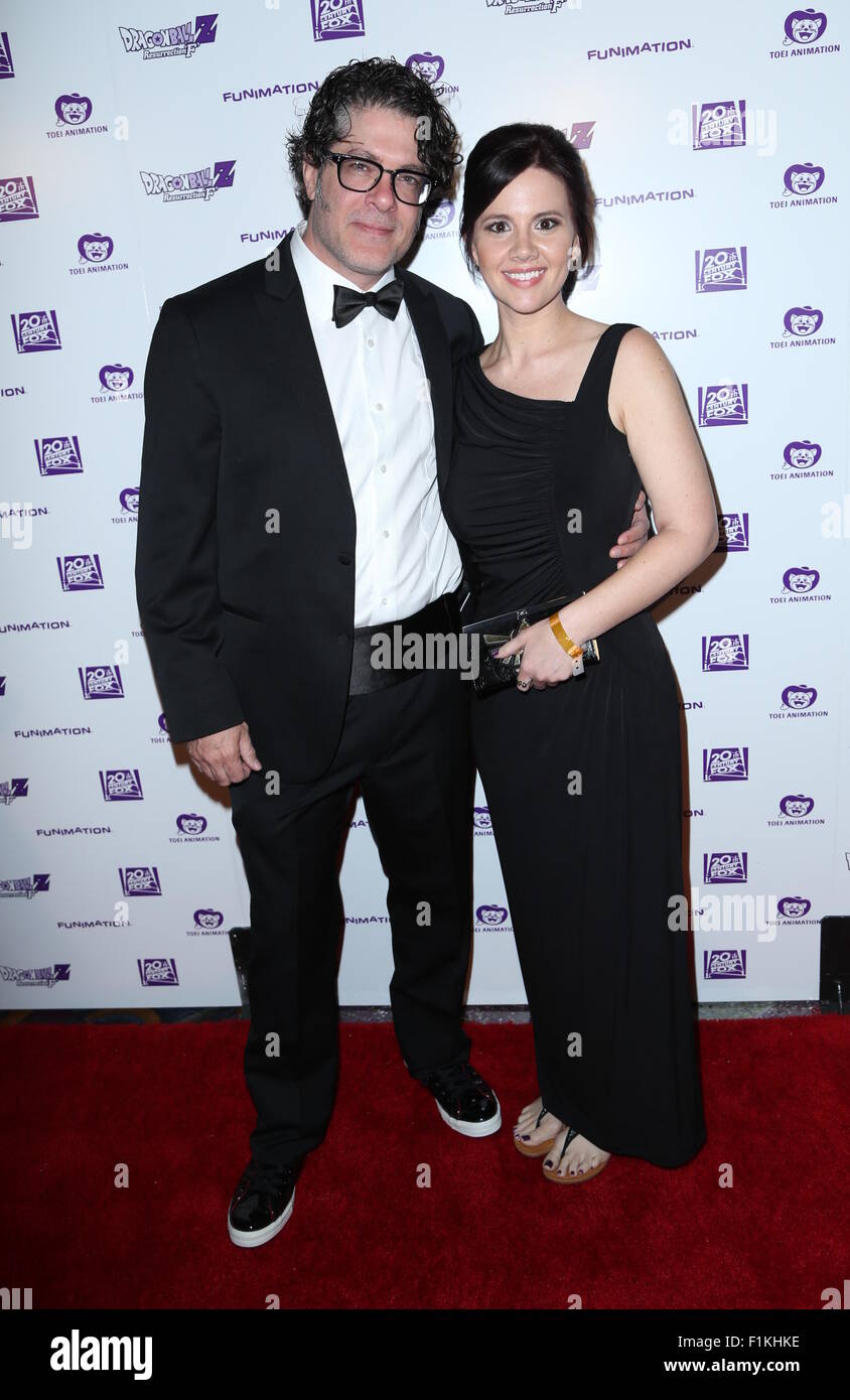 Dragon Ball Z: Resurrection 'F' held at Regal Cinemas LA LIVE 14 - Arrivals  Featuring: Sean Schemmel Where: Los Angeles, California, United States When: 02 Jul 2015 Stock Photo