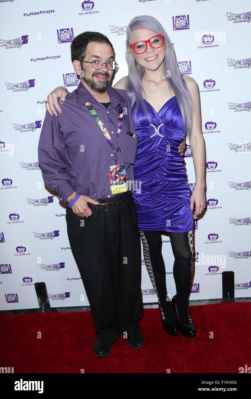 Dragon Ball Z: Resurrection 'F' held at Regal Cinemas LA LIVE 14 - Arrivals  Featuring: Christopher Ayres Where: Los Angeles, California, United States When: 02 Jul 2015 Stock Photo