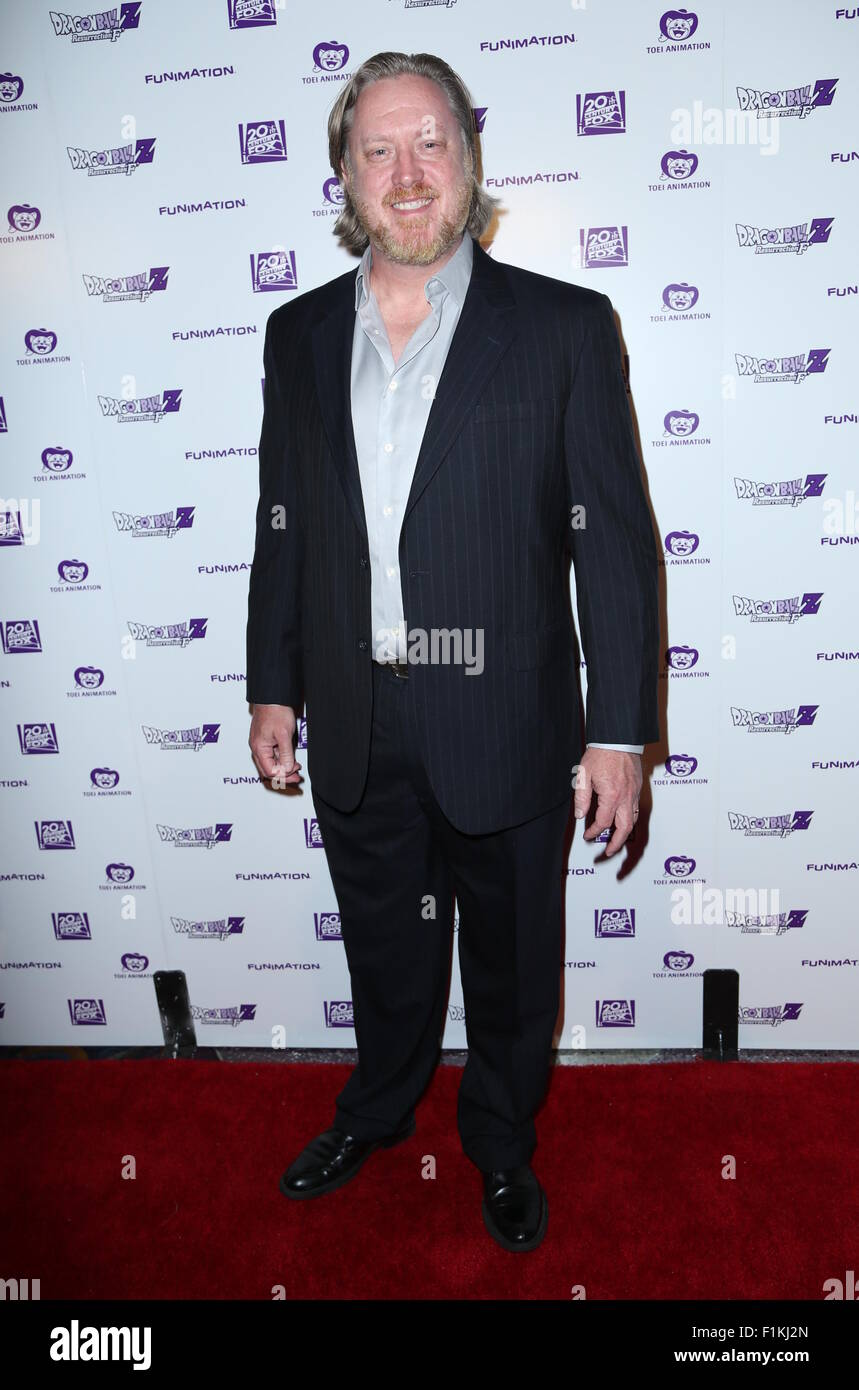 Dragon Ball Z: Resurrection 'F' held at Regal Cinemas LA LIVE 14 - Arrivals  Featuring: Jason Lee Where: Los Angeles, California, United States When: 02 Jul 2015 Stock Photo
