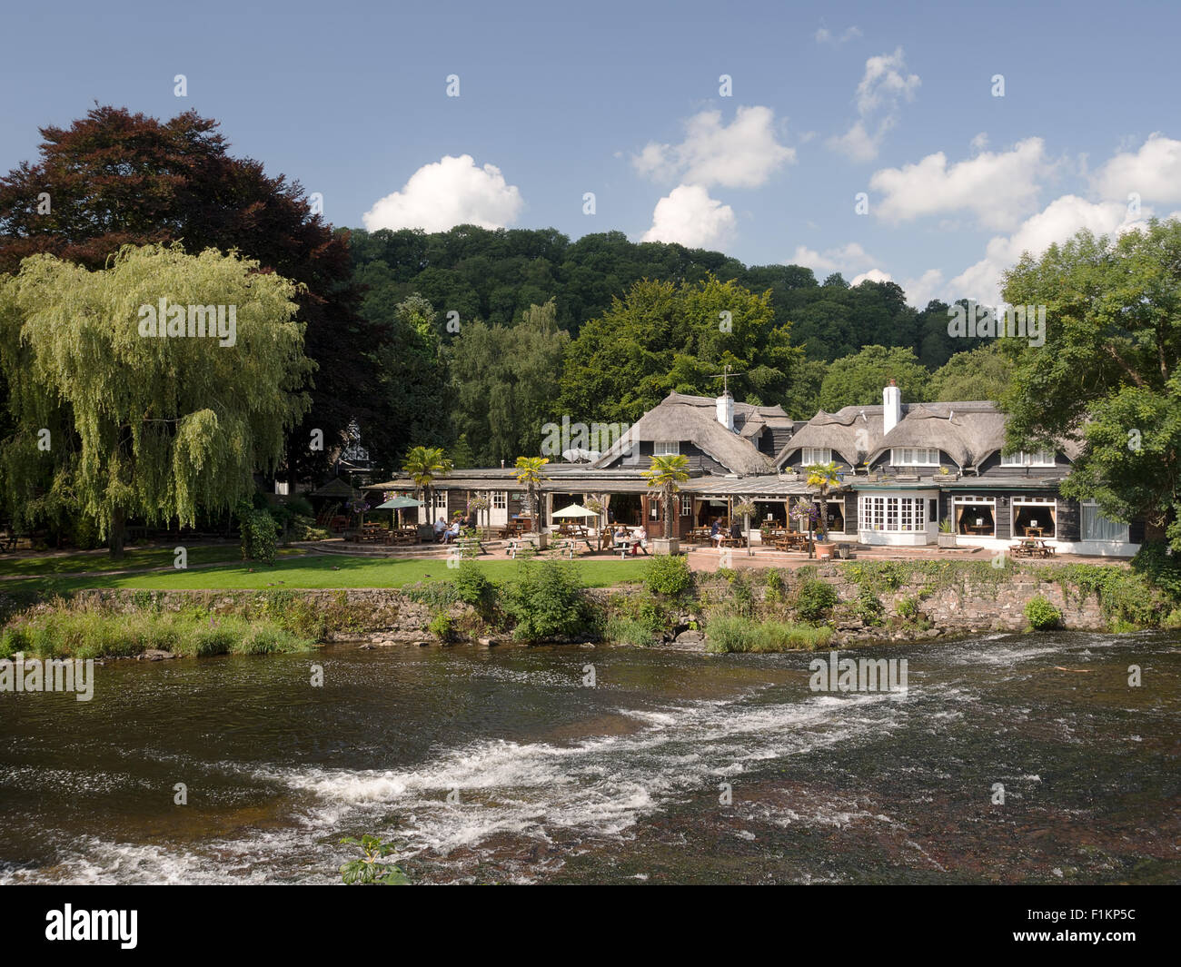 Fisherman's Cot Inn at Bickleigh, near Tiverton, Devon, UK