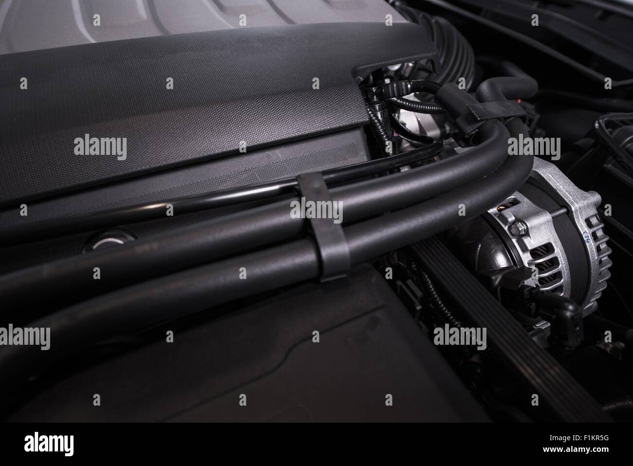 Modern Vehicle Engine. Super Car Gas Engine Closeup Stock Photo Alamy
