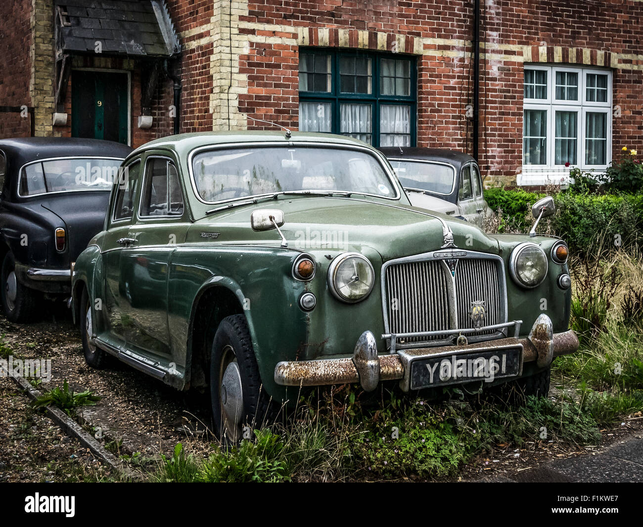 Rover P4 105 Classic car in green Stock Photo