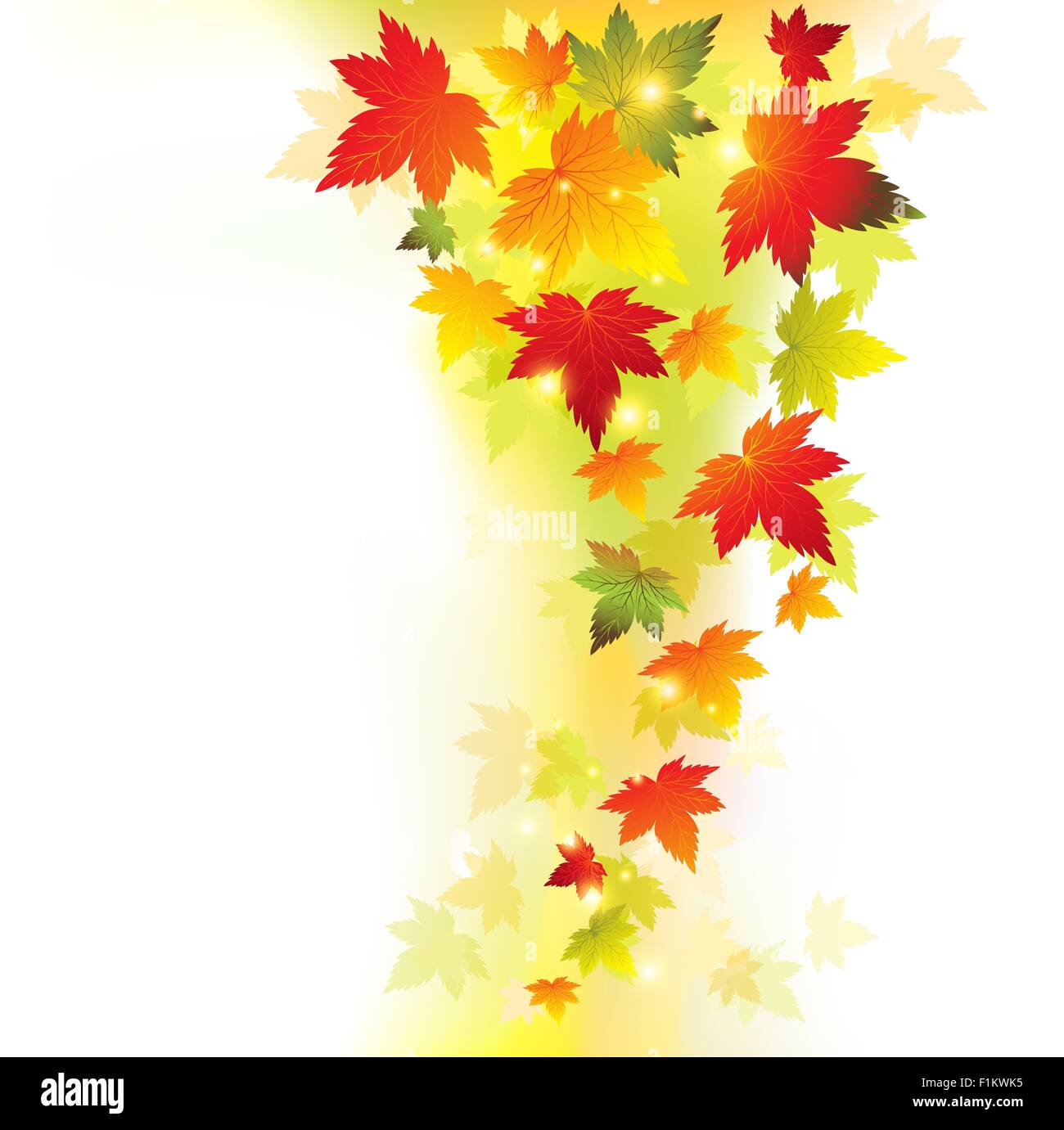 Autumn maple leaves background Stock Vector Image & Art - Alamy