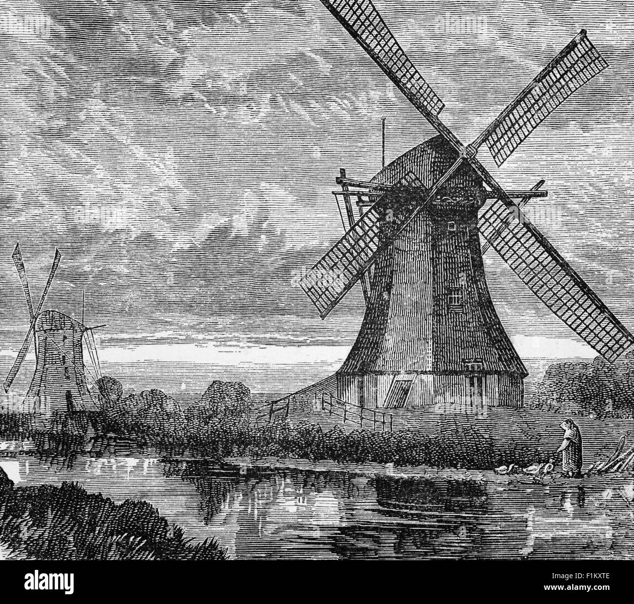 Dutch Windmill PNG Transparent Images Free Download  Vector Files  Pngtree