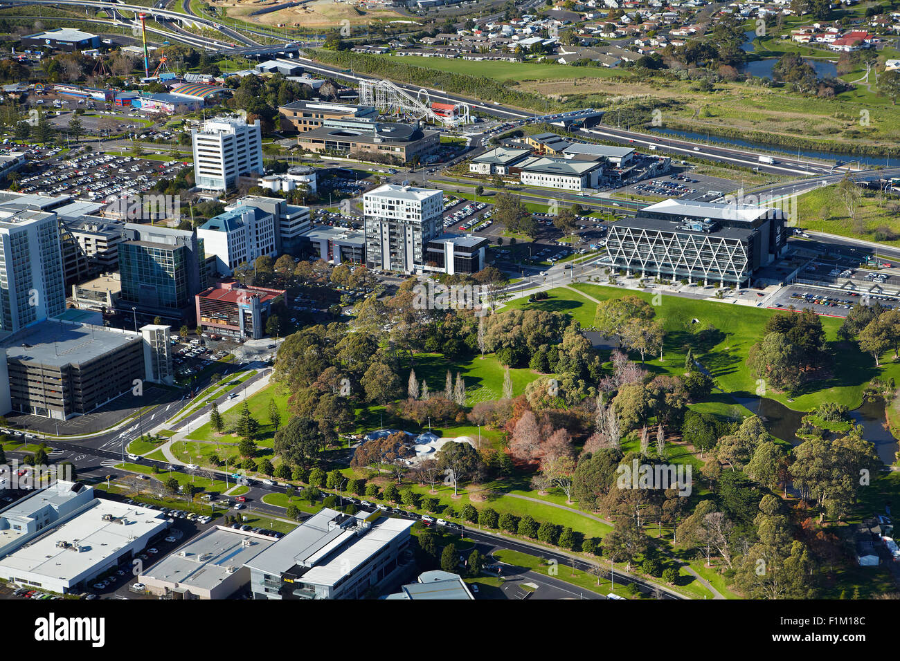 Hayman Park and Manukau City Centre, Auckland, North Island, New