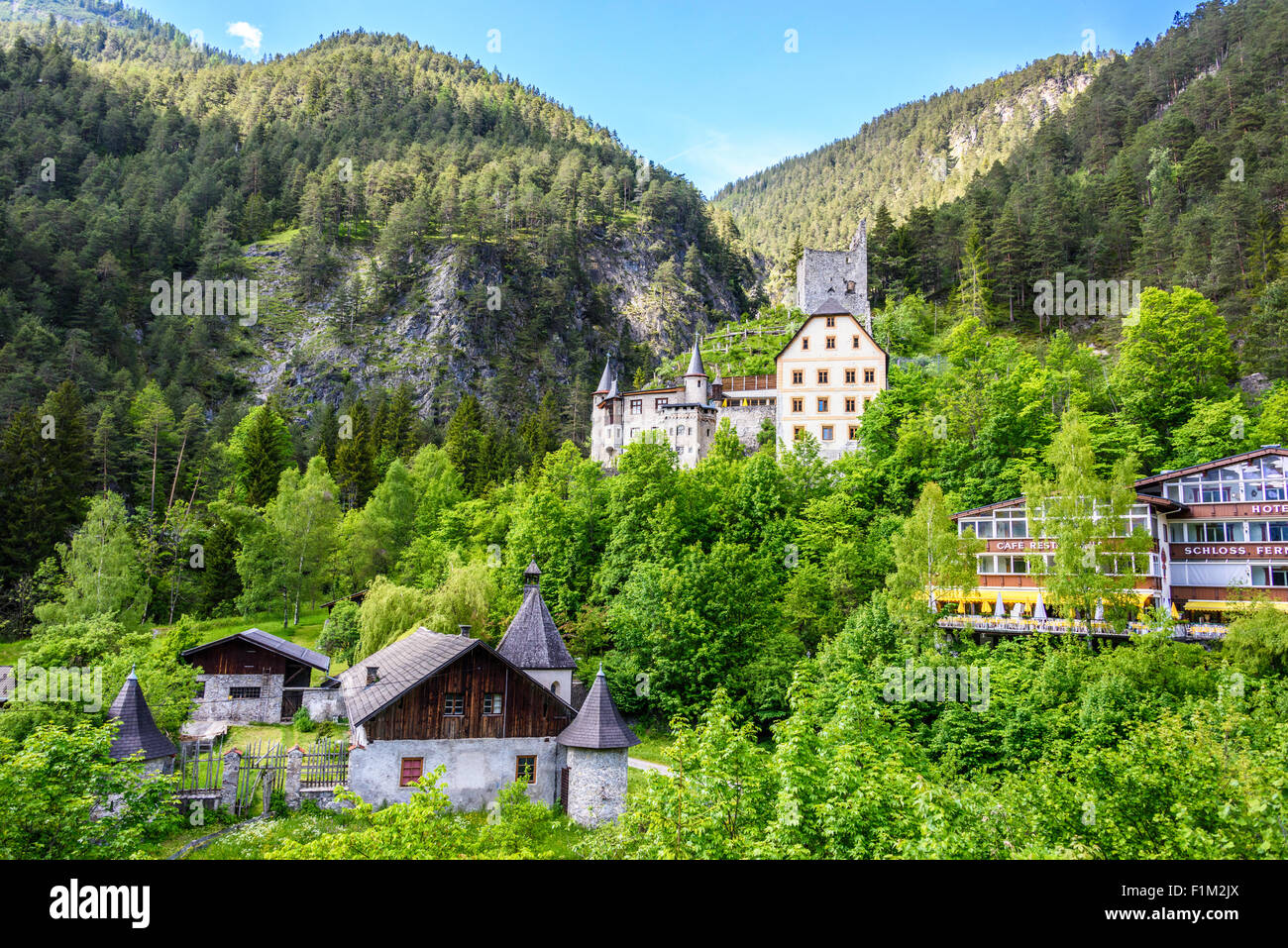 Fernsteinsee Views around Fernsteinsee, Austria Stock Photo - Alamy
