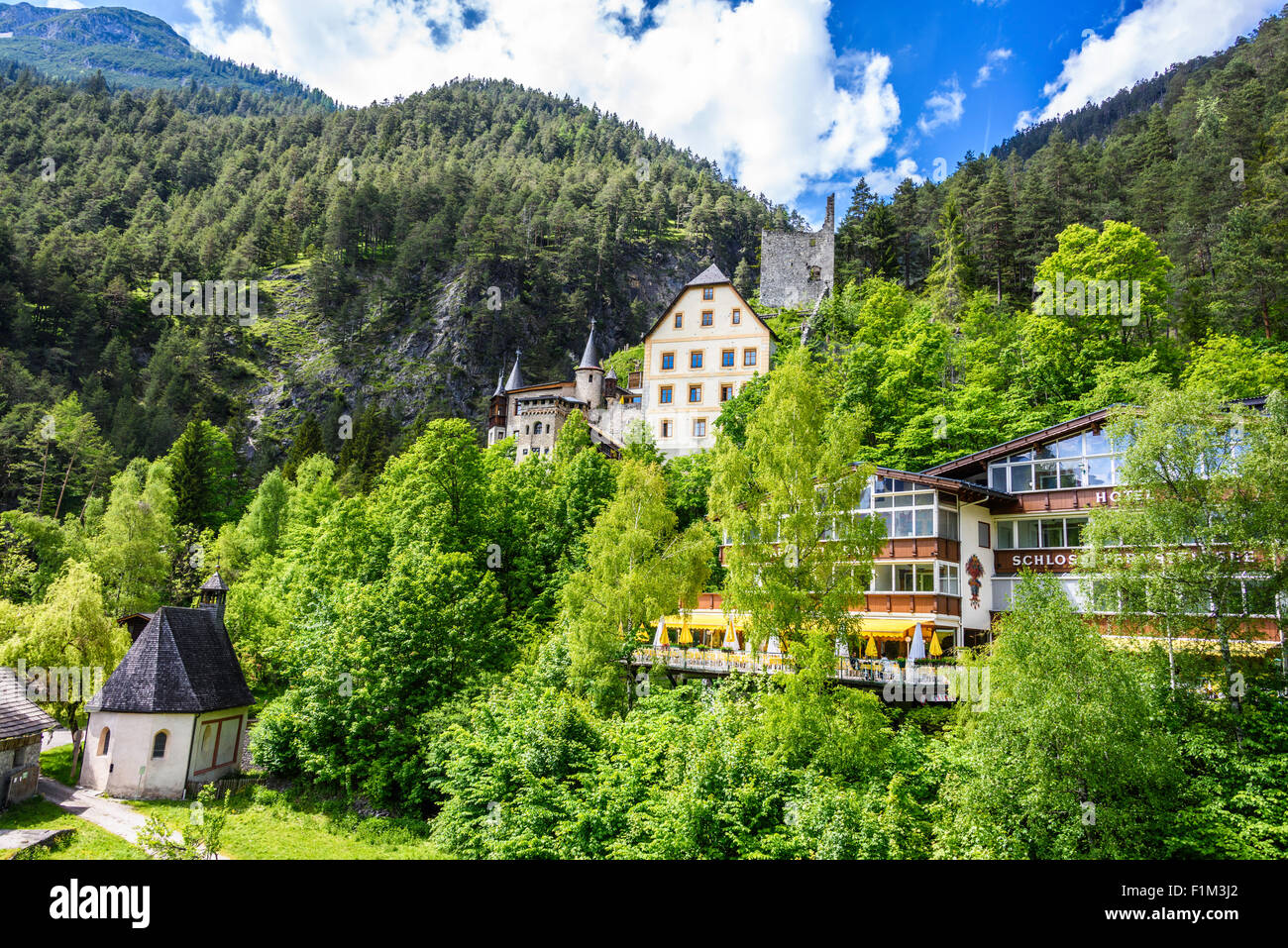 Fernsteinsee Views around Fernsteinsee, Austria Stock Photo - Alamy