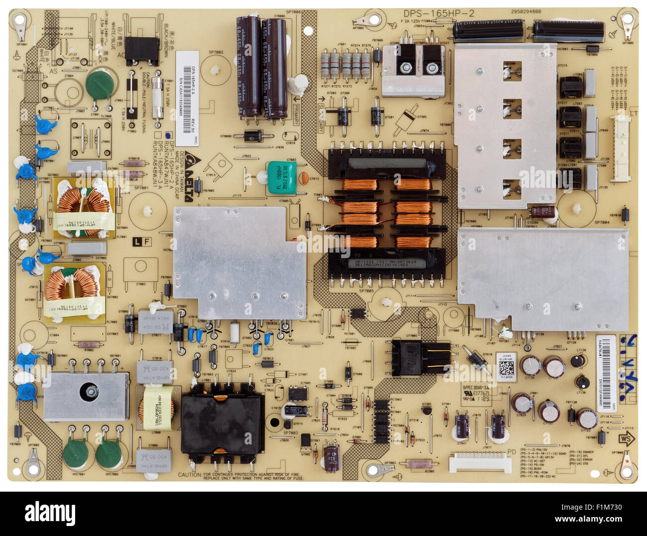 Modern printedcircuit board of the powerful power supply for Sharp