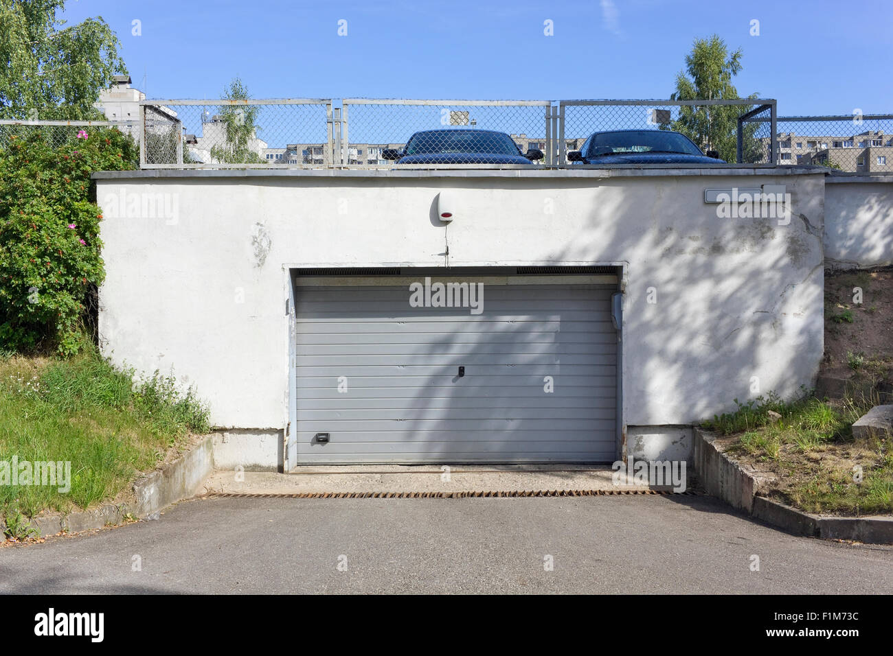 Gates In No Name Underground Automobile Garages And A Parking In