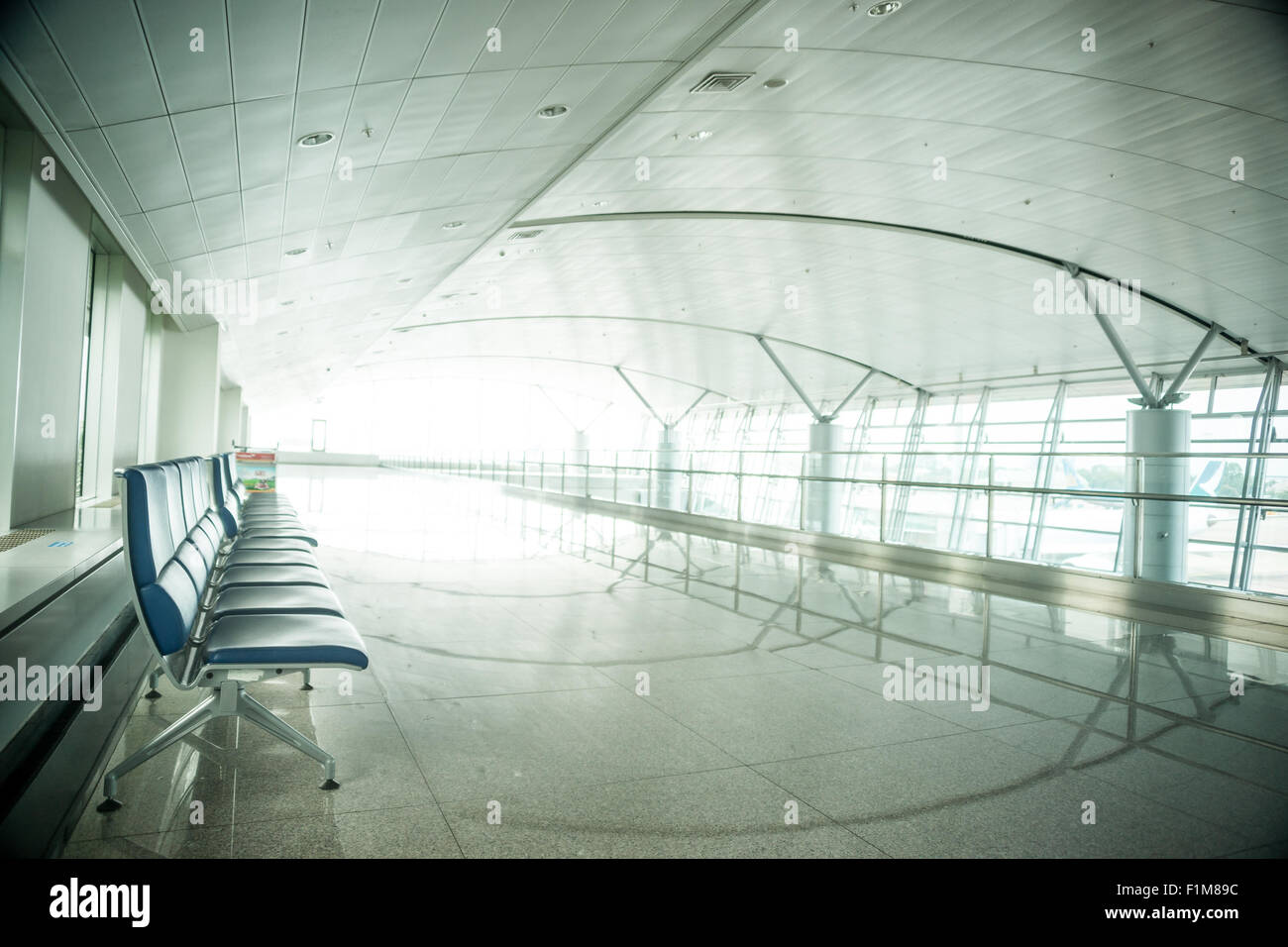 Airport waiting area Stock Photo Alamy