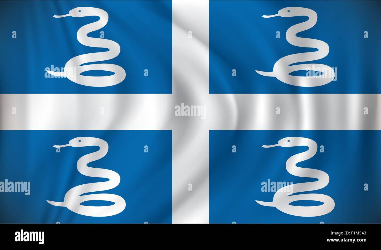 National Flag Of Martinique High Resolution Stock Photography and