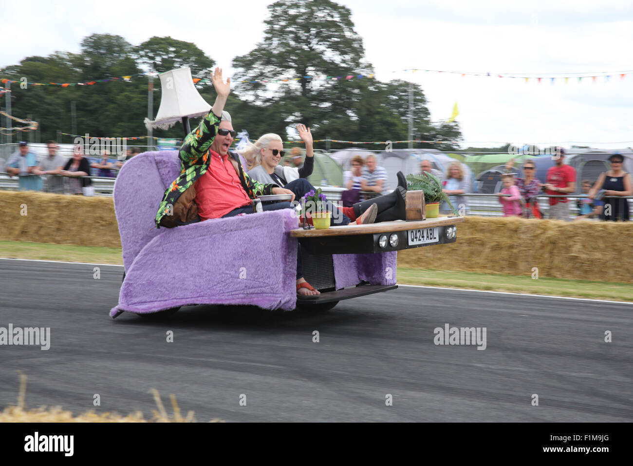 Motorized Settee Car Fest North 2015 Stock Photo