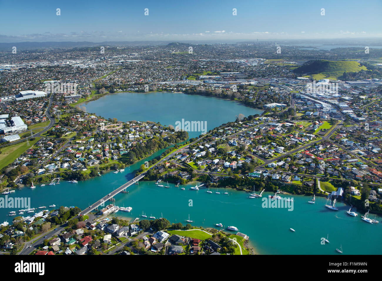 Mount Wellington, Pakuranga, Panmure, Tamaki River, and Panmure Basin