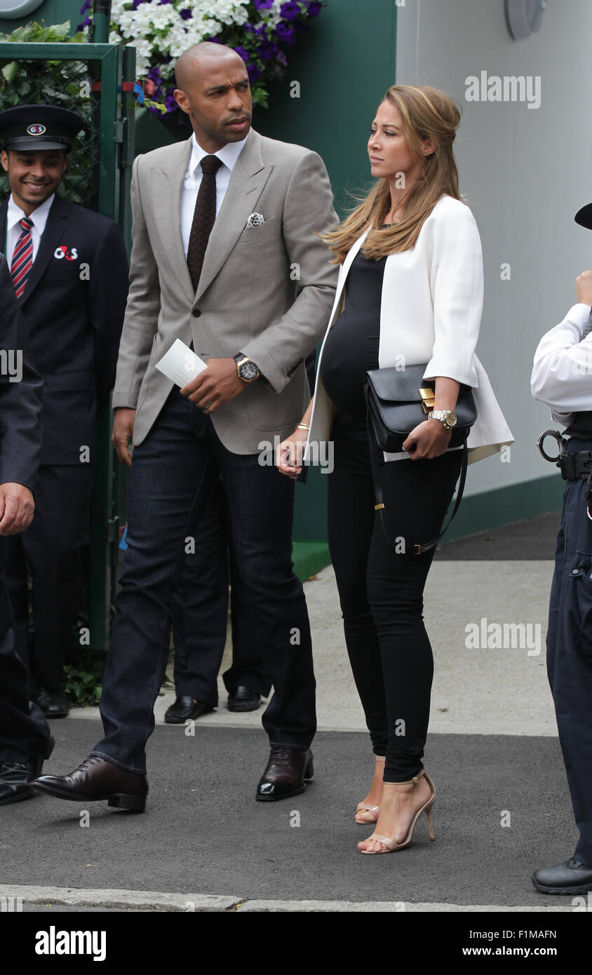 Andrea Rajacic And Thierry Henry Hi res Stock Photography And Images 