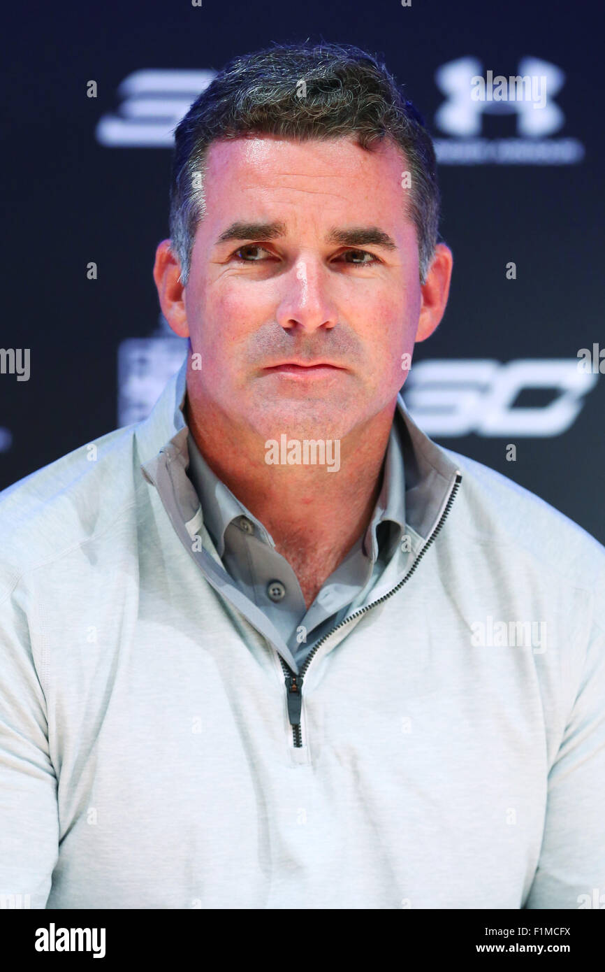 Kevin Plank UNDER ARMOUR CEO, SEPTEMBER 24, 2015 : NBA player Stephen Curry  attends the UNDER ARMOUR's promotion event in Tokyo, Japan. © Shingo  Ito/AFLO SPORT/Alamy Live News Stock Photo - Alamy