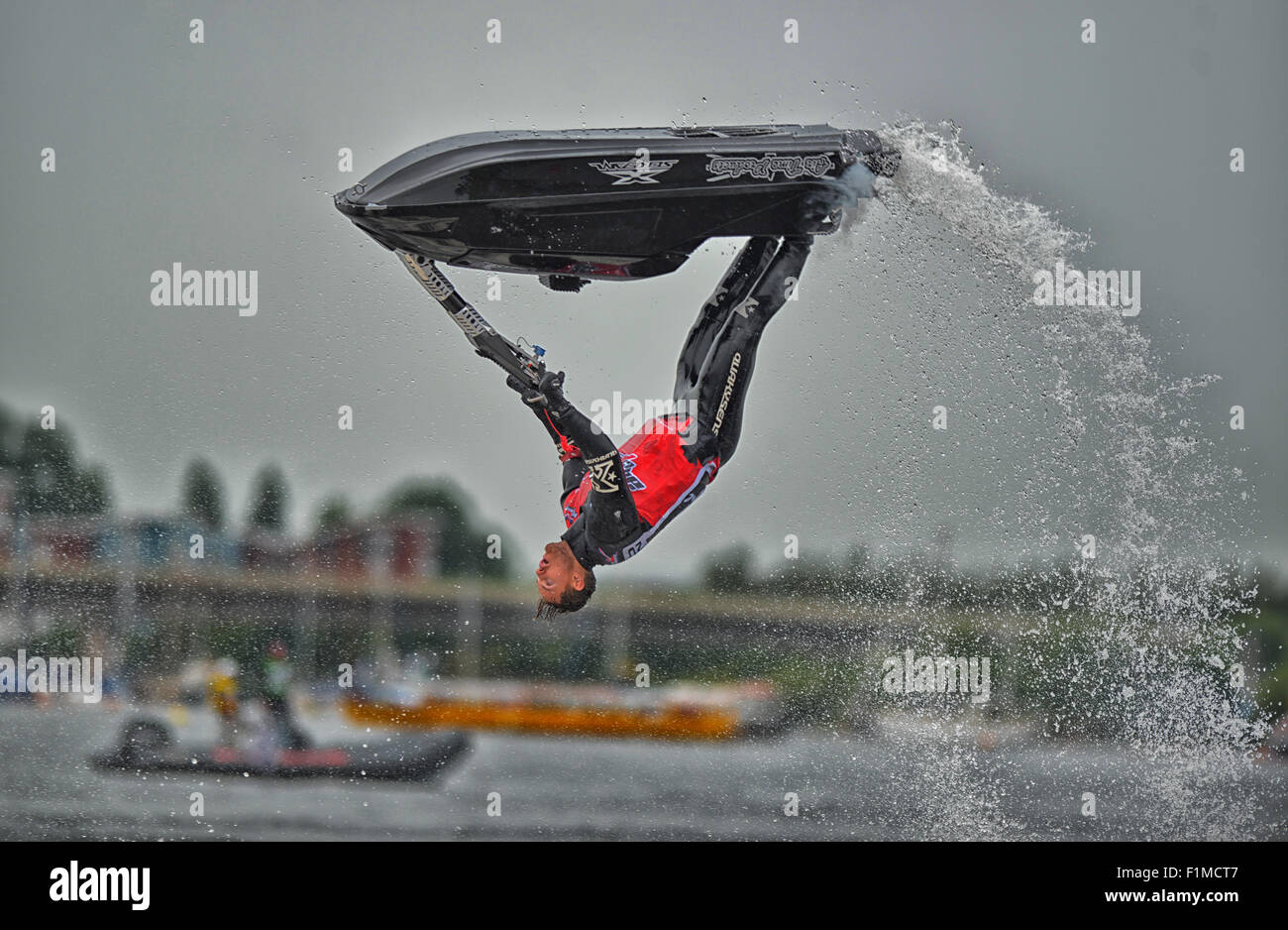 Upside Down Jet ski Stock Photo Alamy