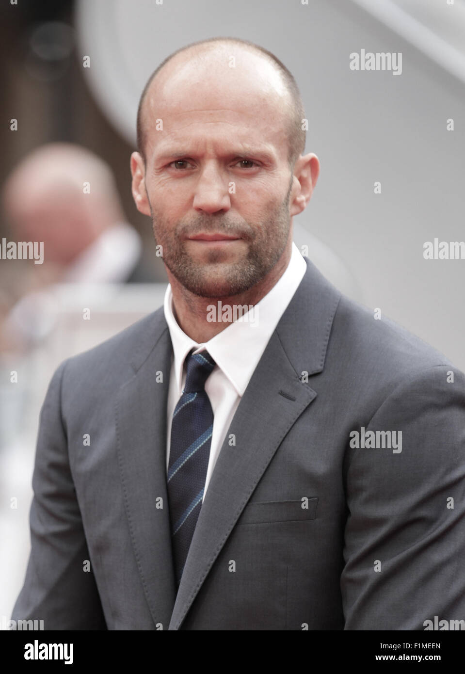London, UK, 27th May 2015: Jason Statham attends The European premiere of ‘SPY' at the Odeon Cinema, Leicester Square in London Stock Photo