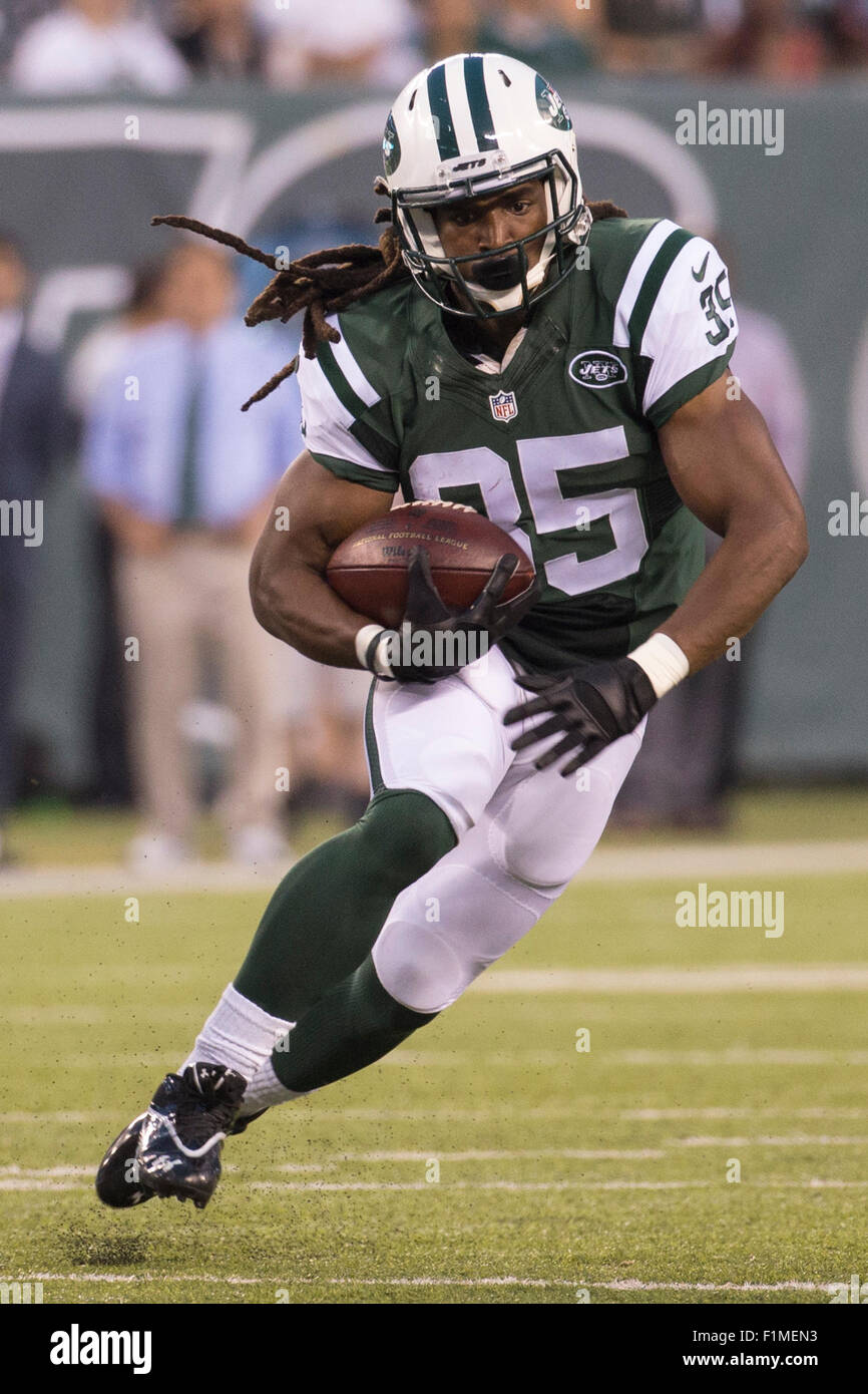 East Rutherford, New Jersey, USA. 03rd Sep, 2015. New York Jets running ...