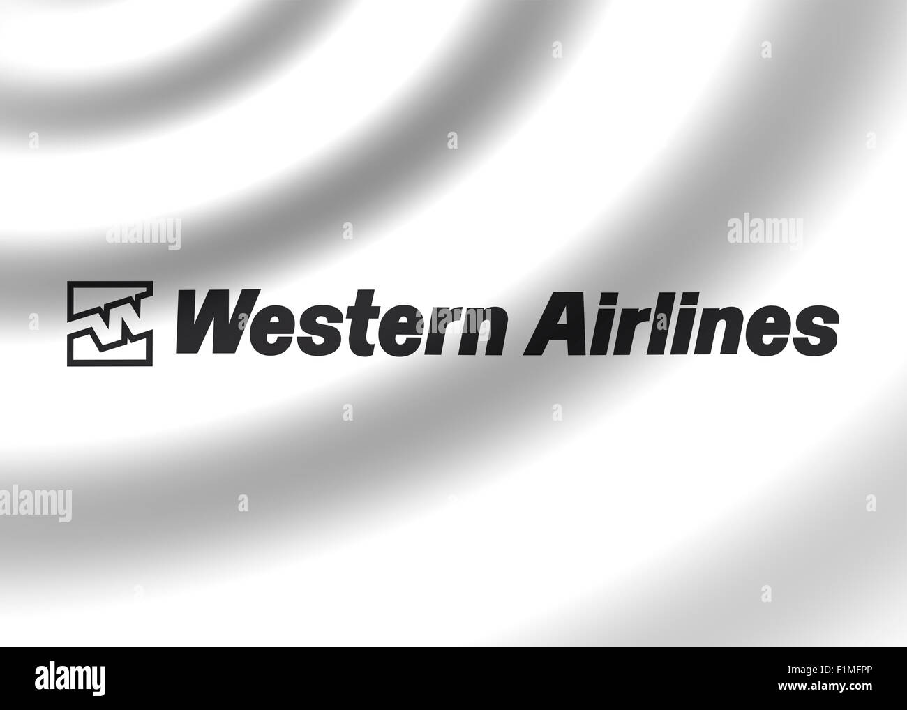 Western Airlines logo icon flag emblem sign Stock Photo - Alamy