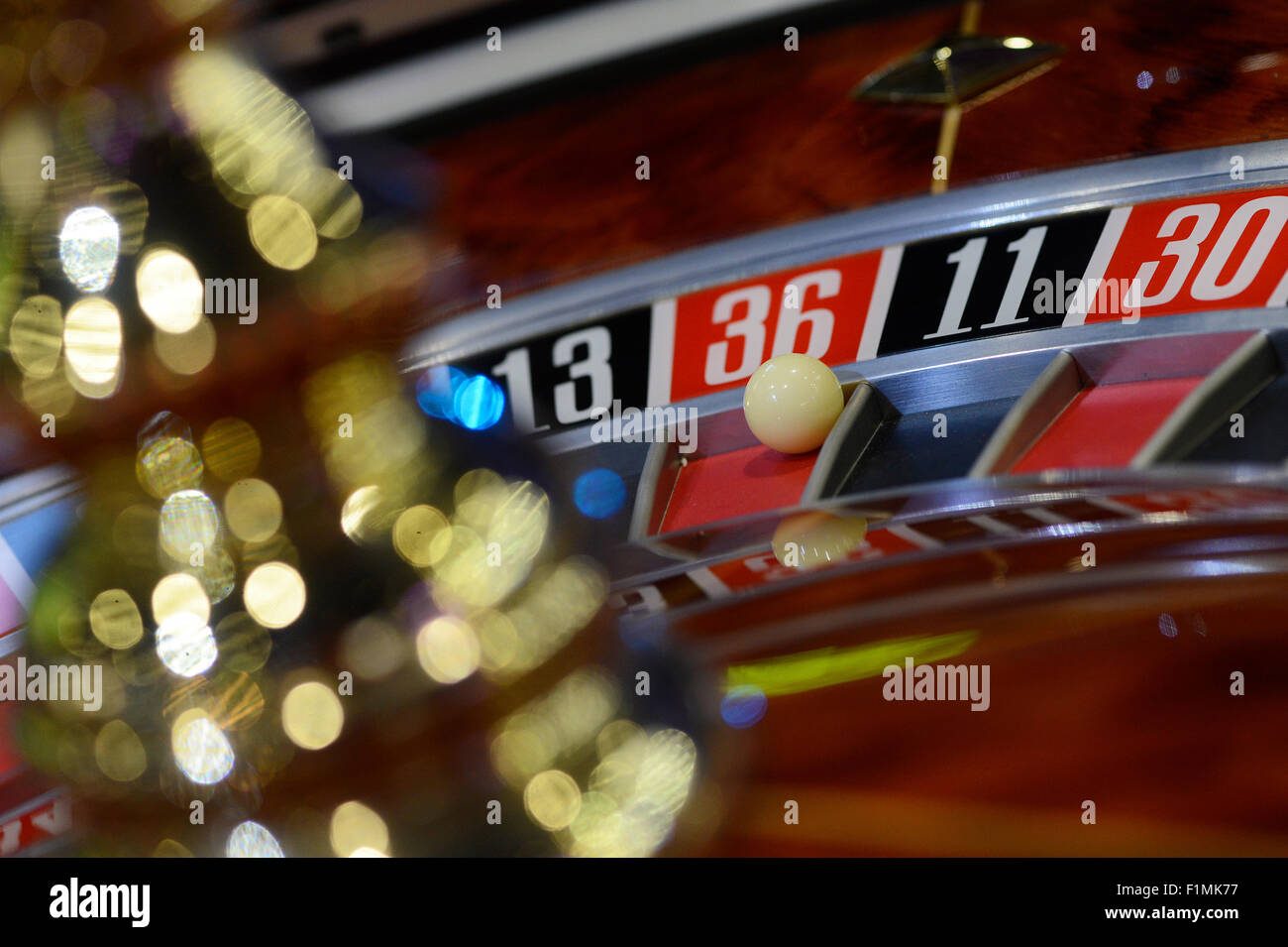 roulette wheel Stock Photo