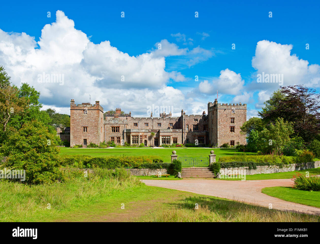 Muncaster Castle, West Cumbria, England UK Stock Photo