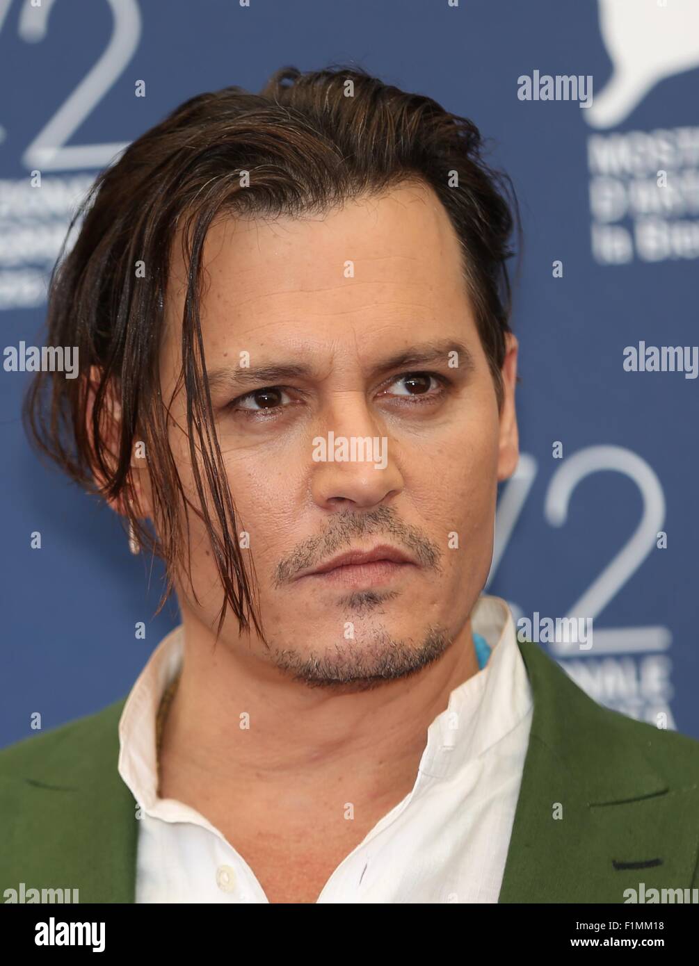 Venice, Italy. 4th September, 2015. Johnny Depp attends the photocall ...