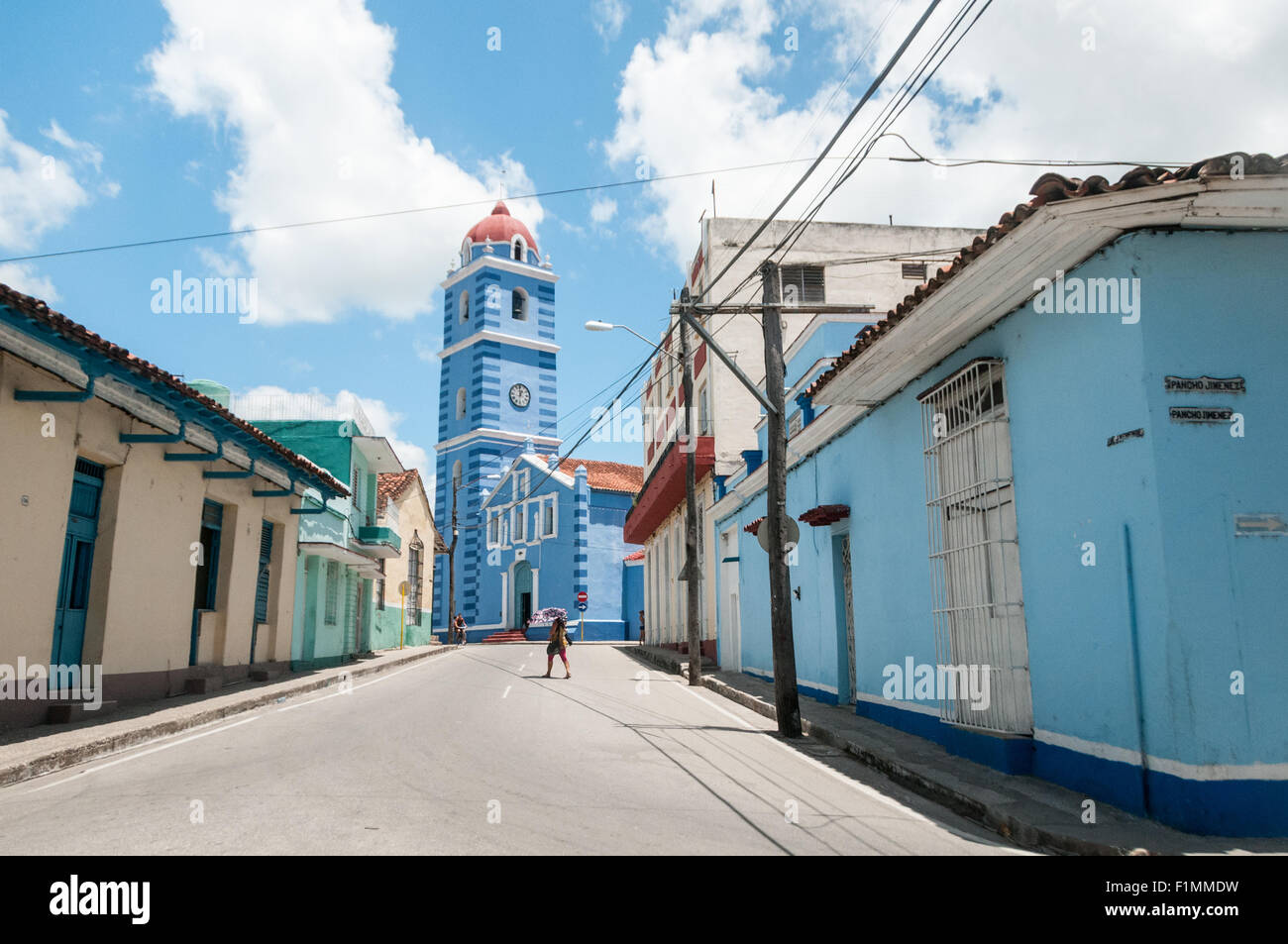Church in Sancti Spiritus, Cuba Stock Photo
