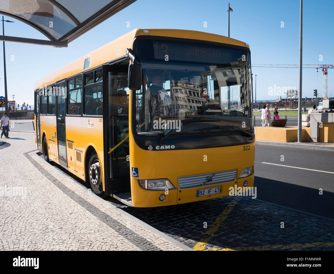 Service Bus, Funchal, Madeira, Portugal Stock Photo