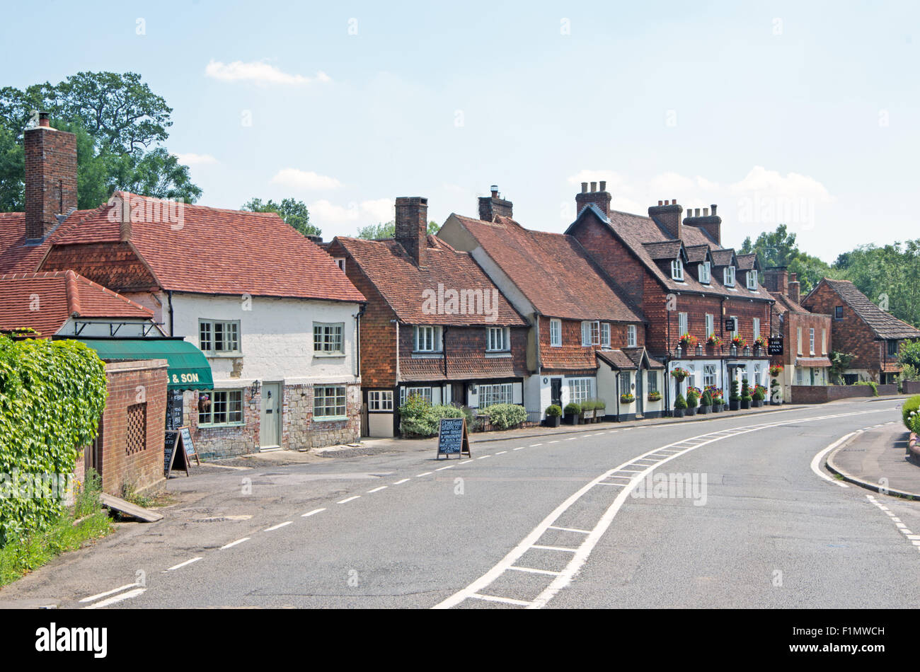 Chiddingfold, Main Street, Surrey Stock Photo Alamy