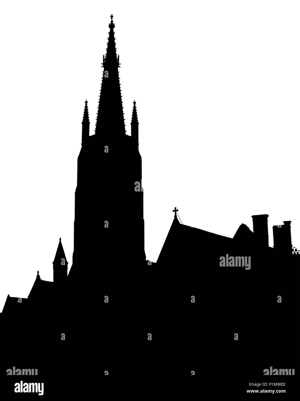 Old town silhouette hi-res stock photography and images - Alamy