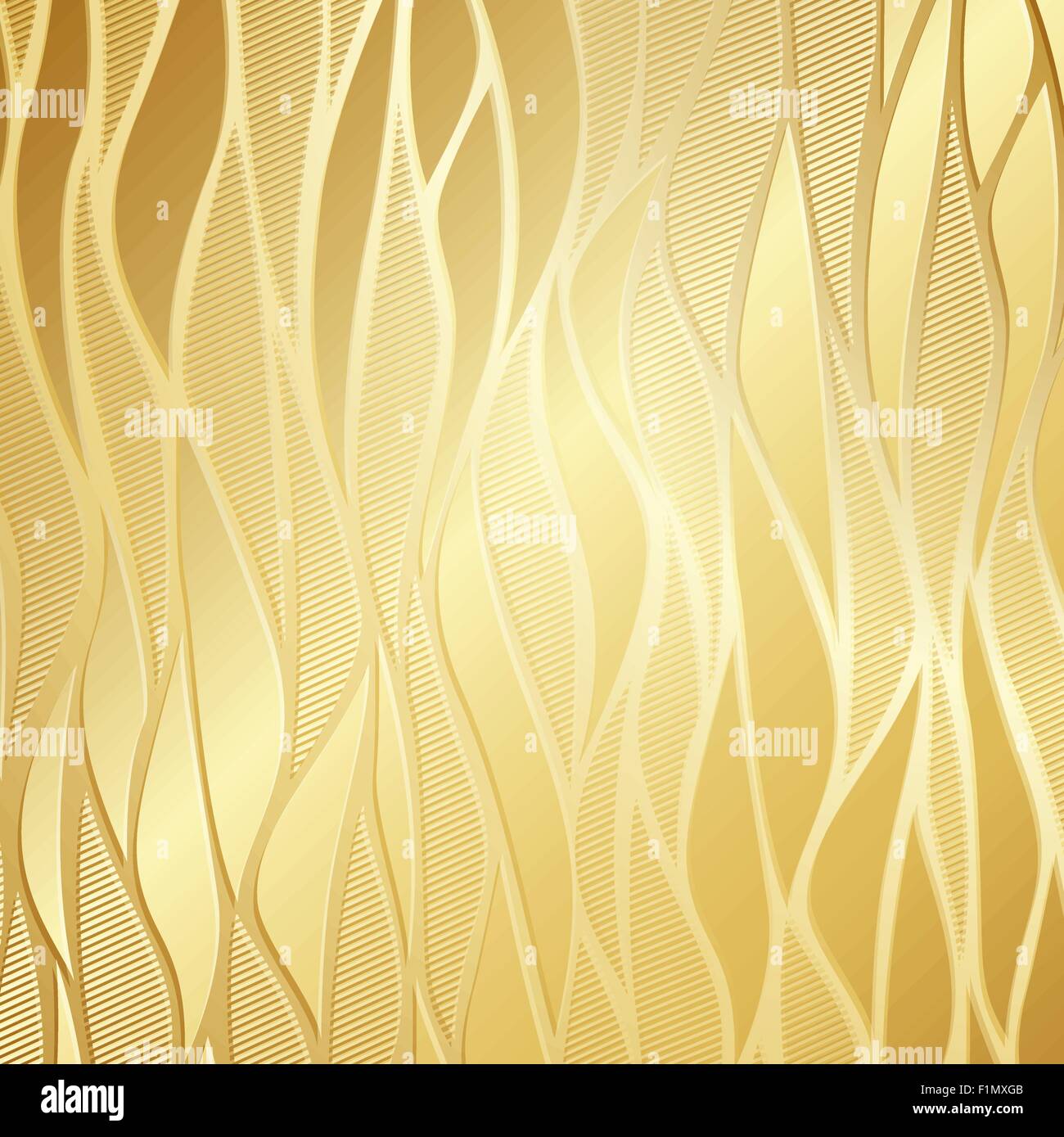 Luxury golden floral wallpaper Stock Vector Image & Art - Alamy